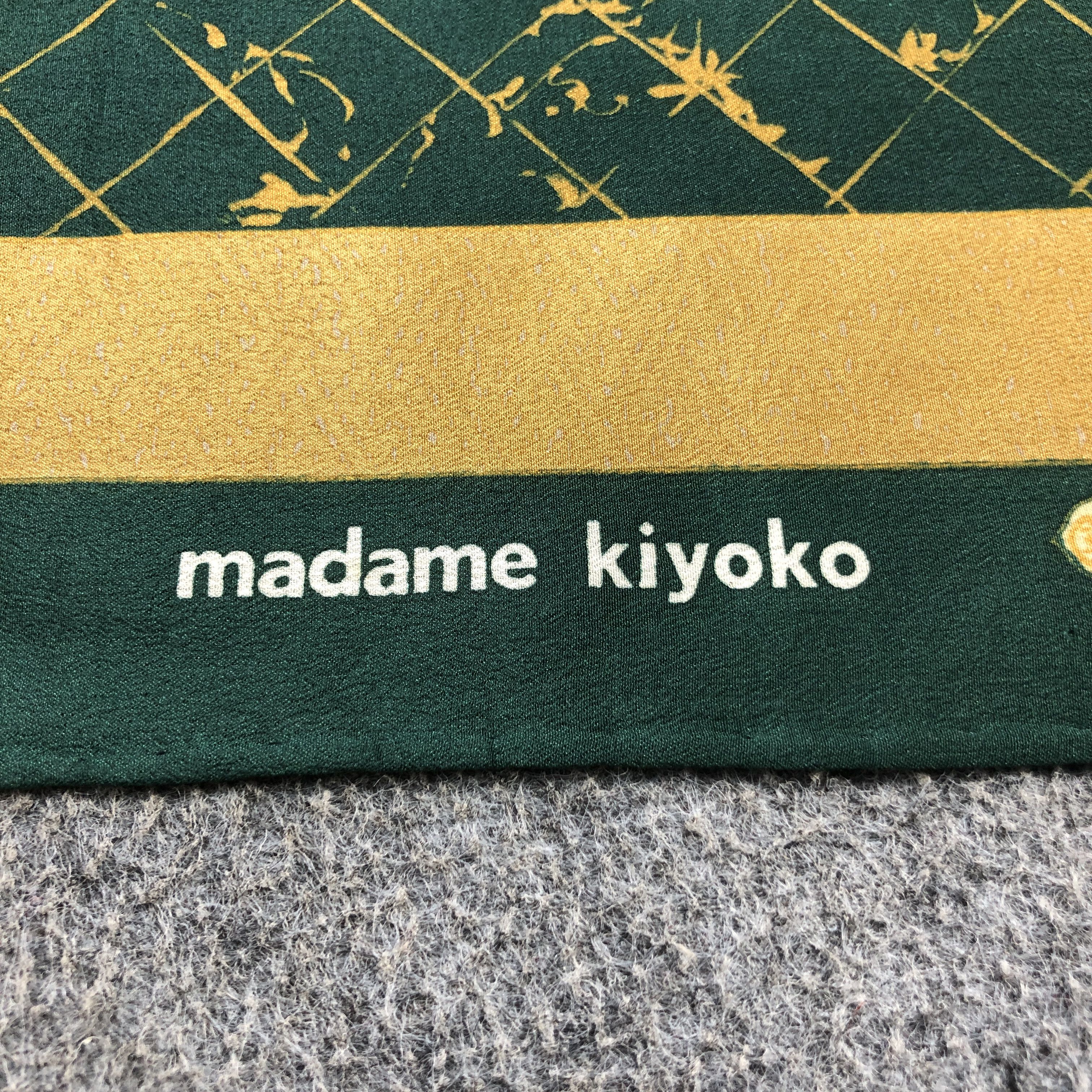 Vintage Vintage Madam Kiyoko Fujin Raijin Silk Scarf M1255 Size ONE SIZE - 4 Thumbnail