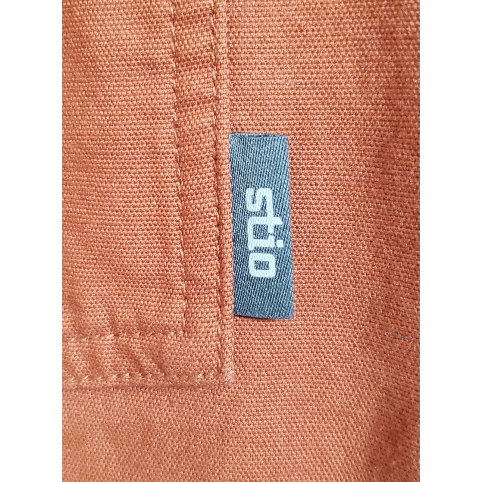 Vintage Stio Ralston Canvas Work Shirt / Utility Shacket Burnt Orange Rust Men's XXL Shirt Size US XXL / EU 58 / 5 - 5 Thumbnail