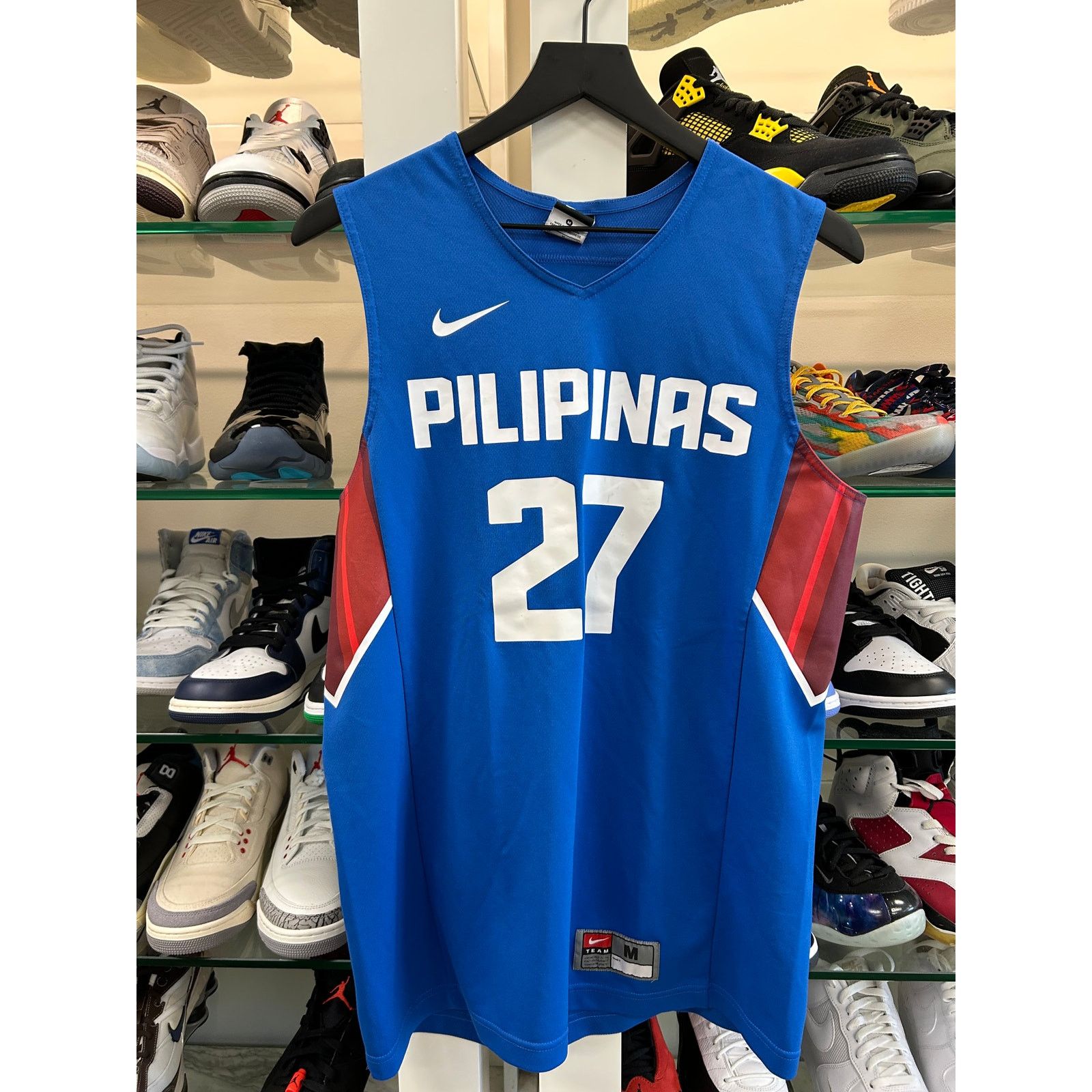 Nike Nike Gilas Pilipinas National Basketball Team Road Jersey M Size US M / EU 48-50 / 2 - 1 Thumbnail