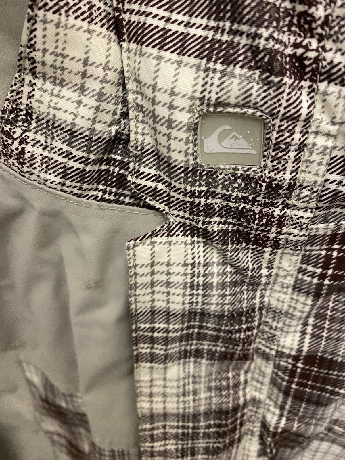 Quiksilver Quiksilver Todd Richards brown and cream plaid ski jacket Size US M / EU 48-50 / 2 - 13 Thumbnail