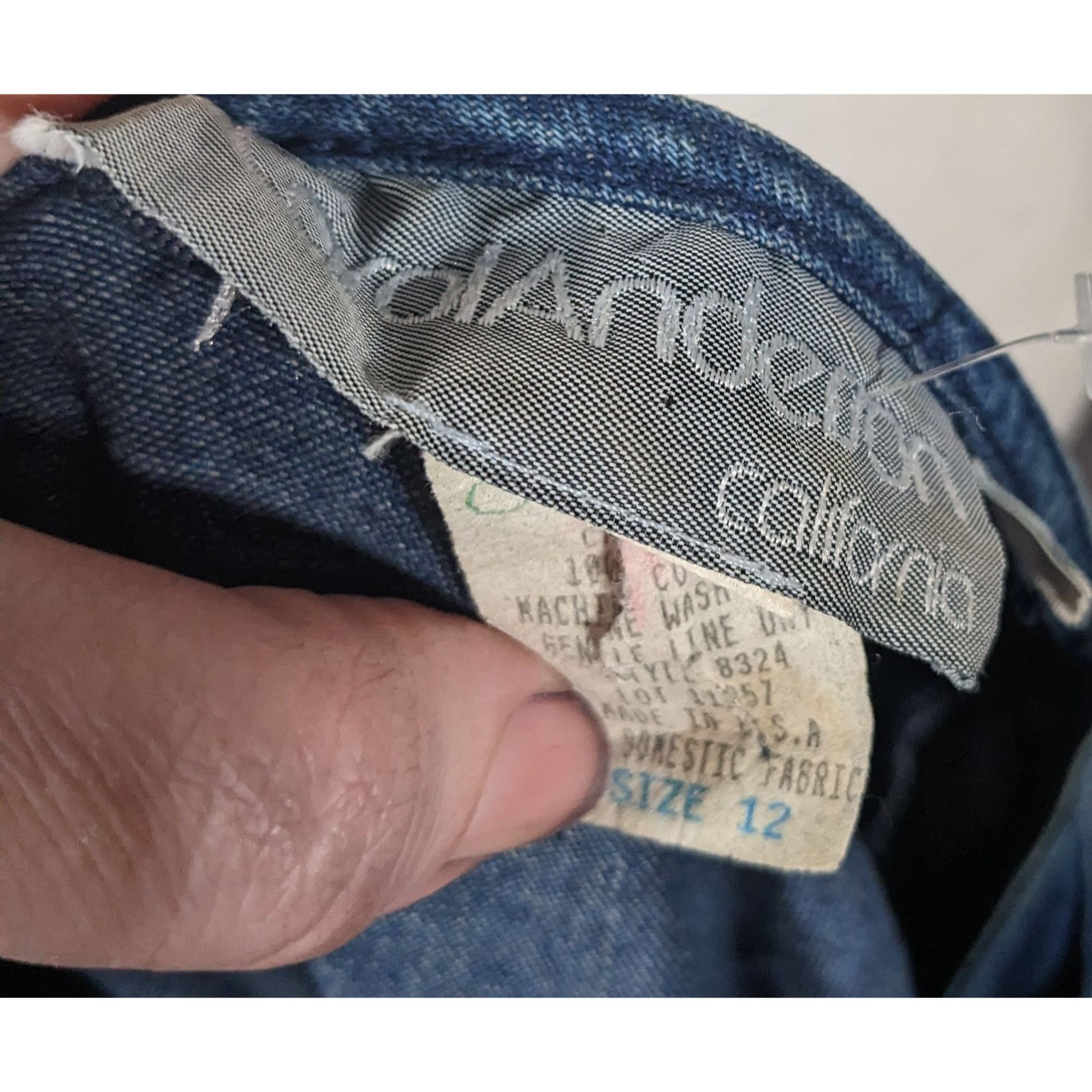 Other Vintage 90s Carol Anderson Denim Maxi Dress With Attached Ve Size XL / US 12-14 / IT 48-50 - 9 Thumbnail