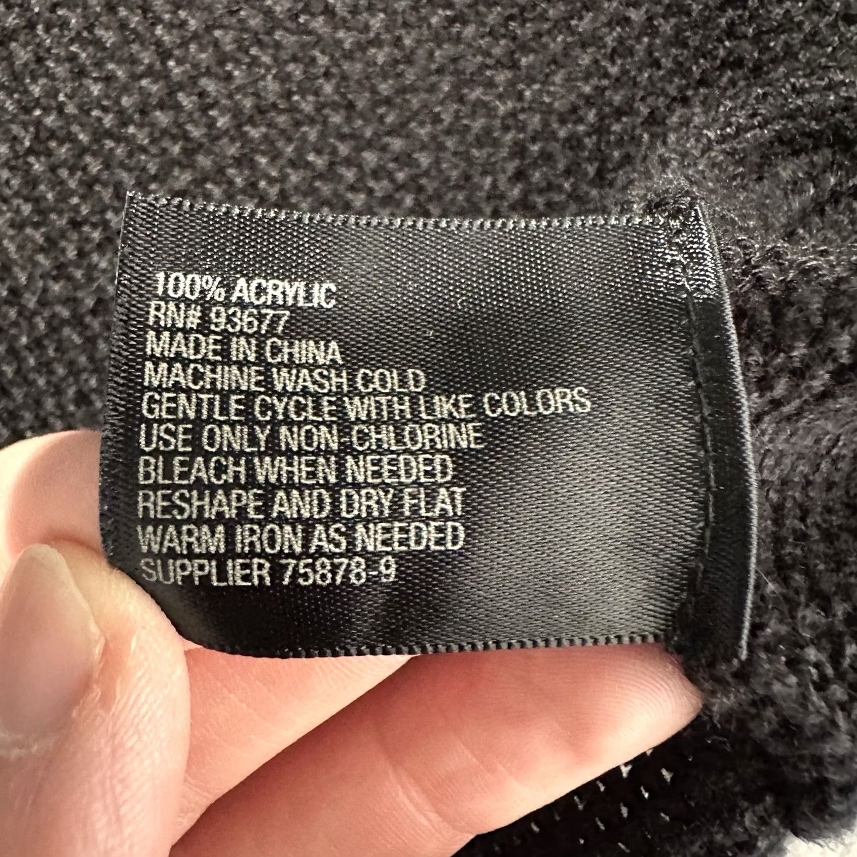 Worthington Worthington Cardigan Womens 2X Black Open Front Lightweight Knit Sweater Long Sleeve EUC Size XXL / US 16-18 / IT 52-54 - 4 Thumbnail