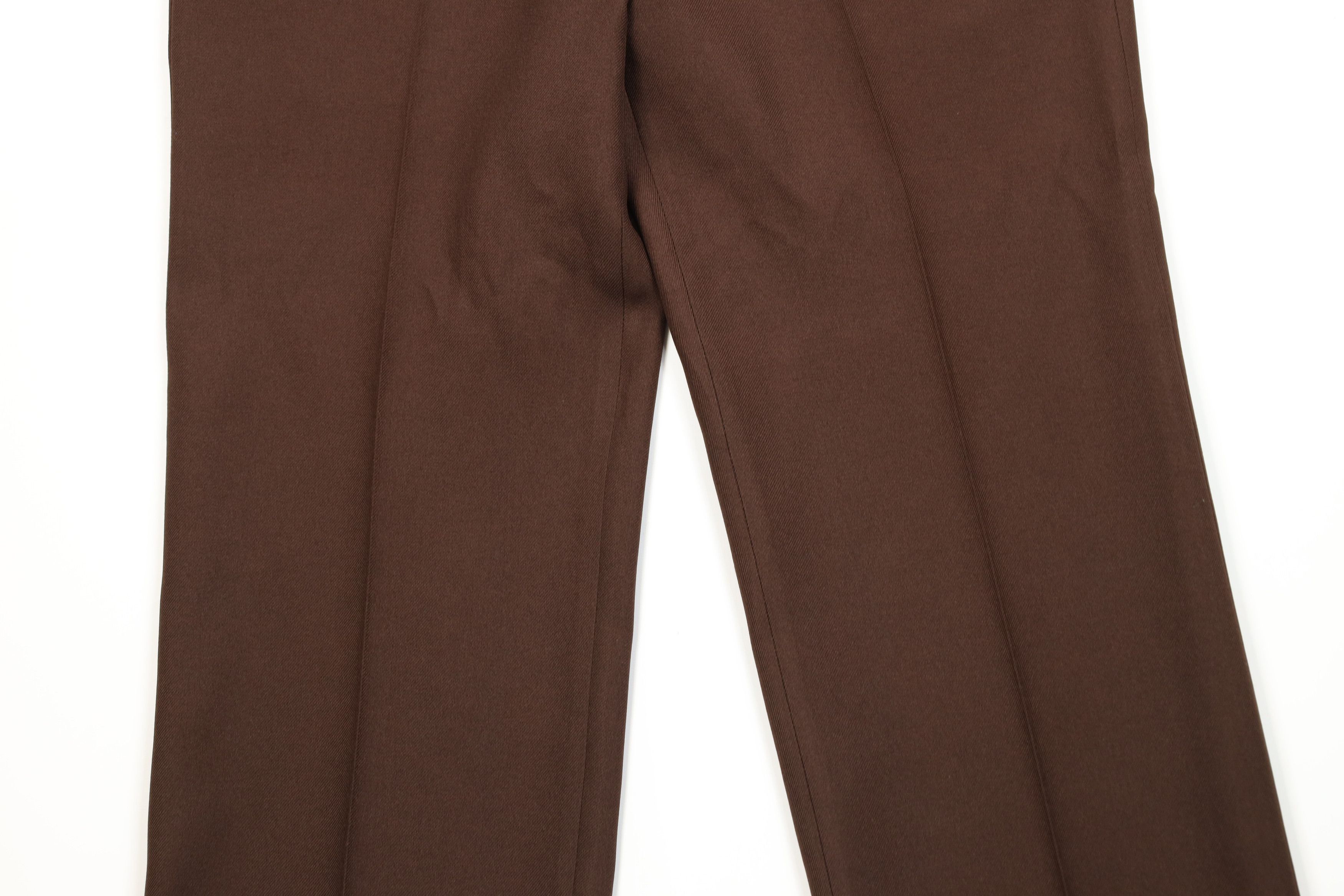 Vintage Vintage 70s Streetwear Wide Leg Chino Pants Brown USA Size US 34 / EU 50 - 3 Thumbnail