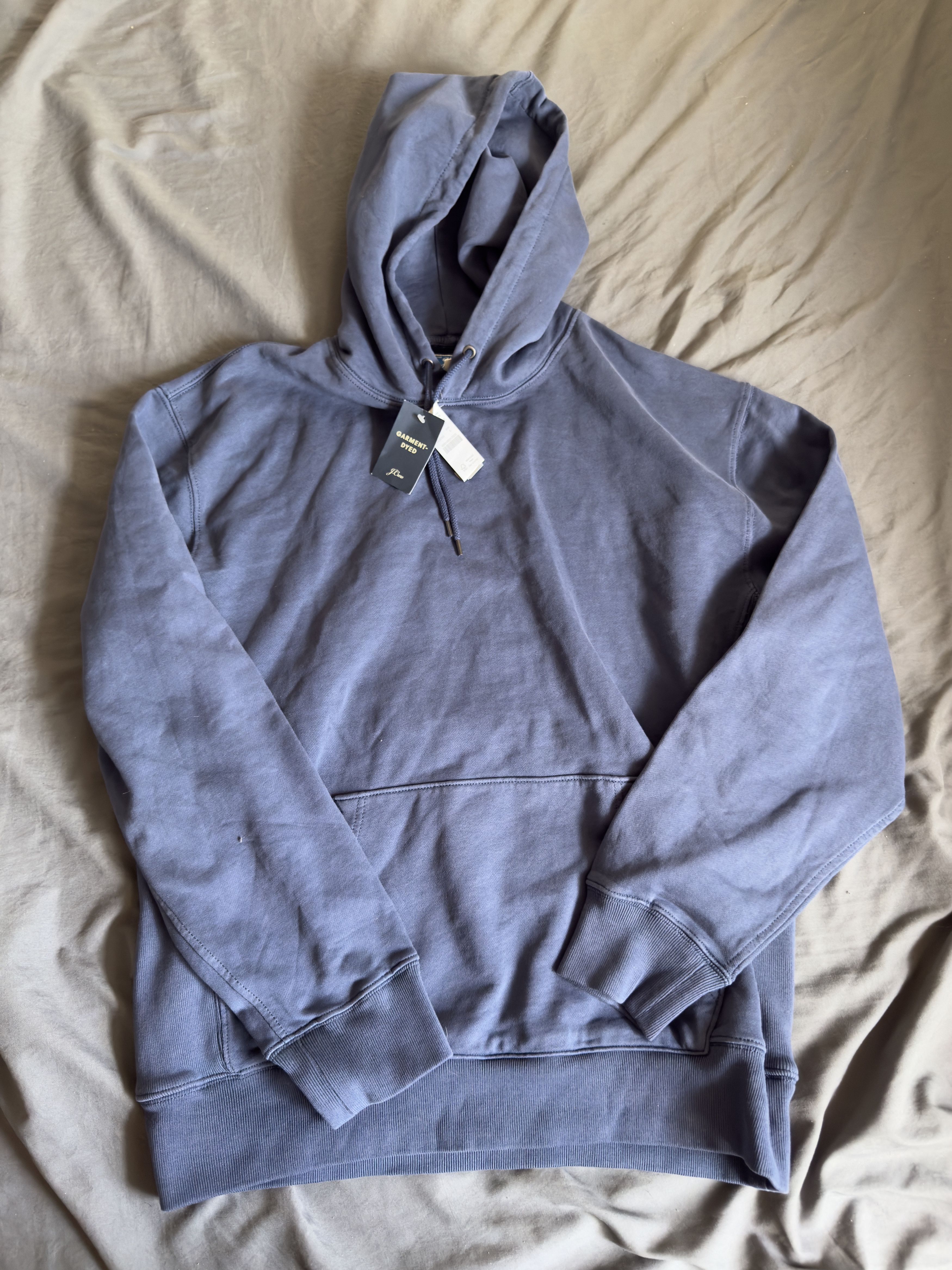 J.Crew J. Crew Garment Dyed French Terry Hoodie Sweatshirt Large Size US L / EU 52-54 / 3 - 2 Thumbnail