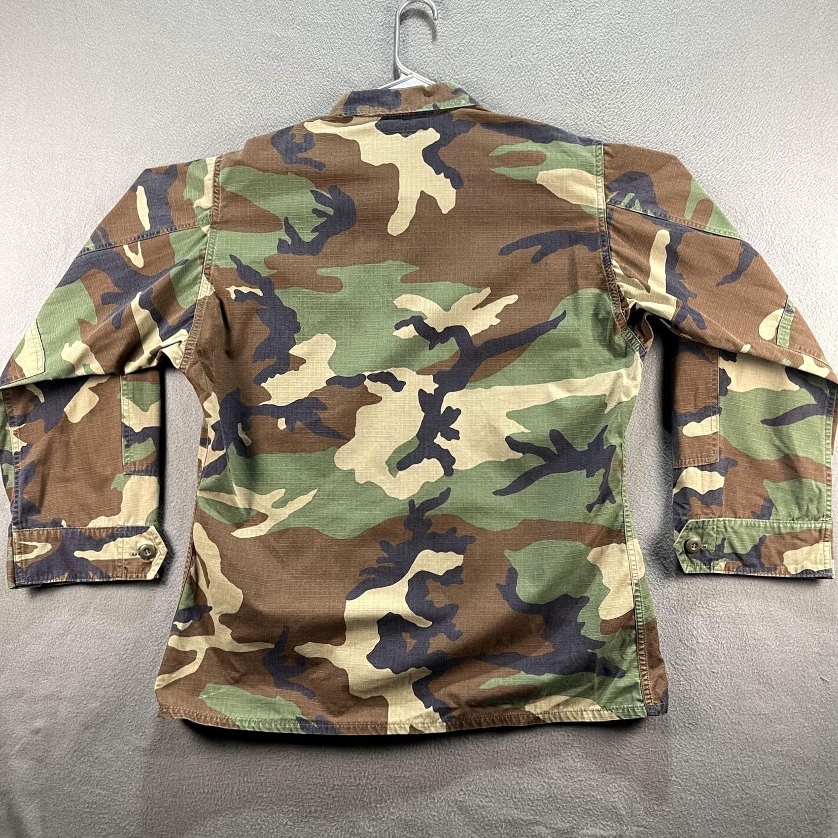 Vintage VINTAGE USGI BDU JACKET Mens M Regular Woodland Camo Ripstop 90s Army Coat Military Jacket Mens Size US M / EU 48-50 / 2 - 4 Thumbnail