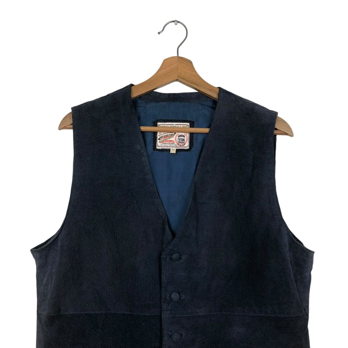 Genuine Leather 🔥VINTAGE BIKER VEST UTILITY GENUINE LEATHER TURKY BEAR Size US M / EU 48-50 / 2 - 5 Thumbnail