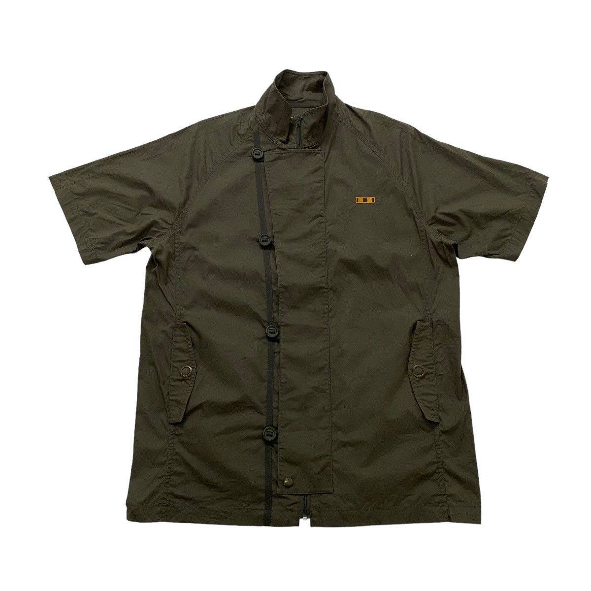 image of Avirex Ltd Shirt Button Up Nice Design in Olive, Men's (Size Medium)