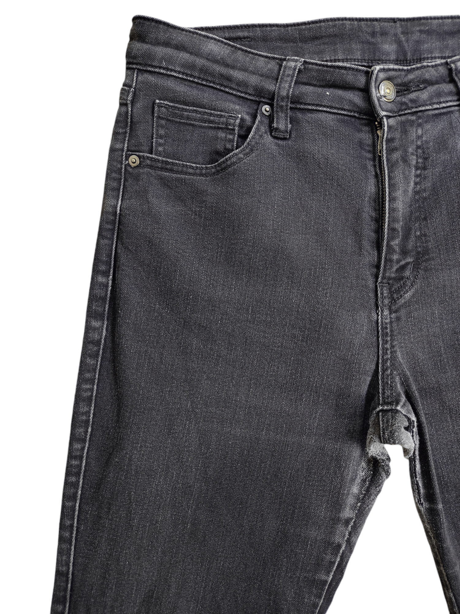 Uniqlo × Vintage J126 DENIM by H&M Boyfriend Distressed Streetwear Size 28" / US 6 / IT 42 - 3 Thumbnail