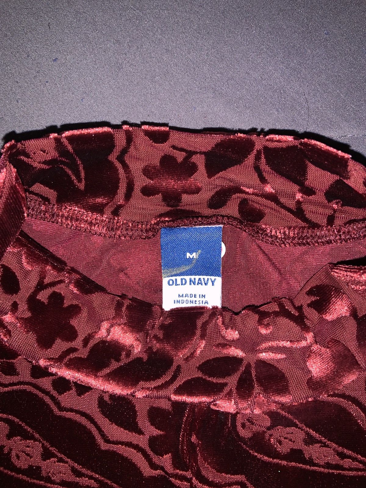 Old Navy Womens - Long Sleeve Velour Mini Dress - Size Medium Size M / US 6-8 / IT 42-44 - 2 Thumbnail