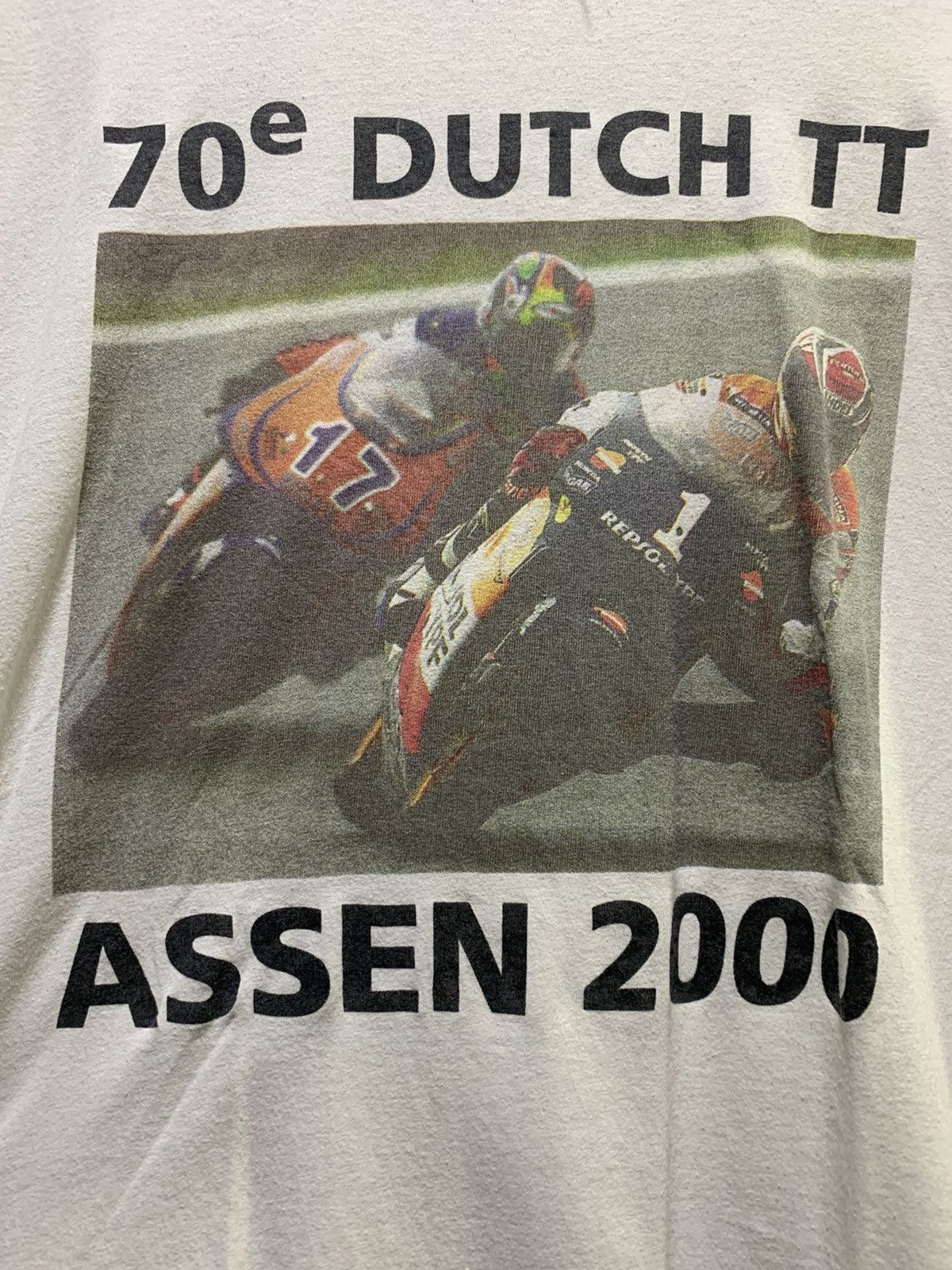 Vintage Vintage DUTCH TT “ASSEN 2000” Single Stitch Racing Tee Size US L / EU 52-54 / 3 - 7 Thumbnail