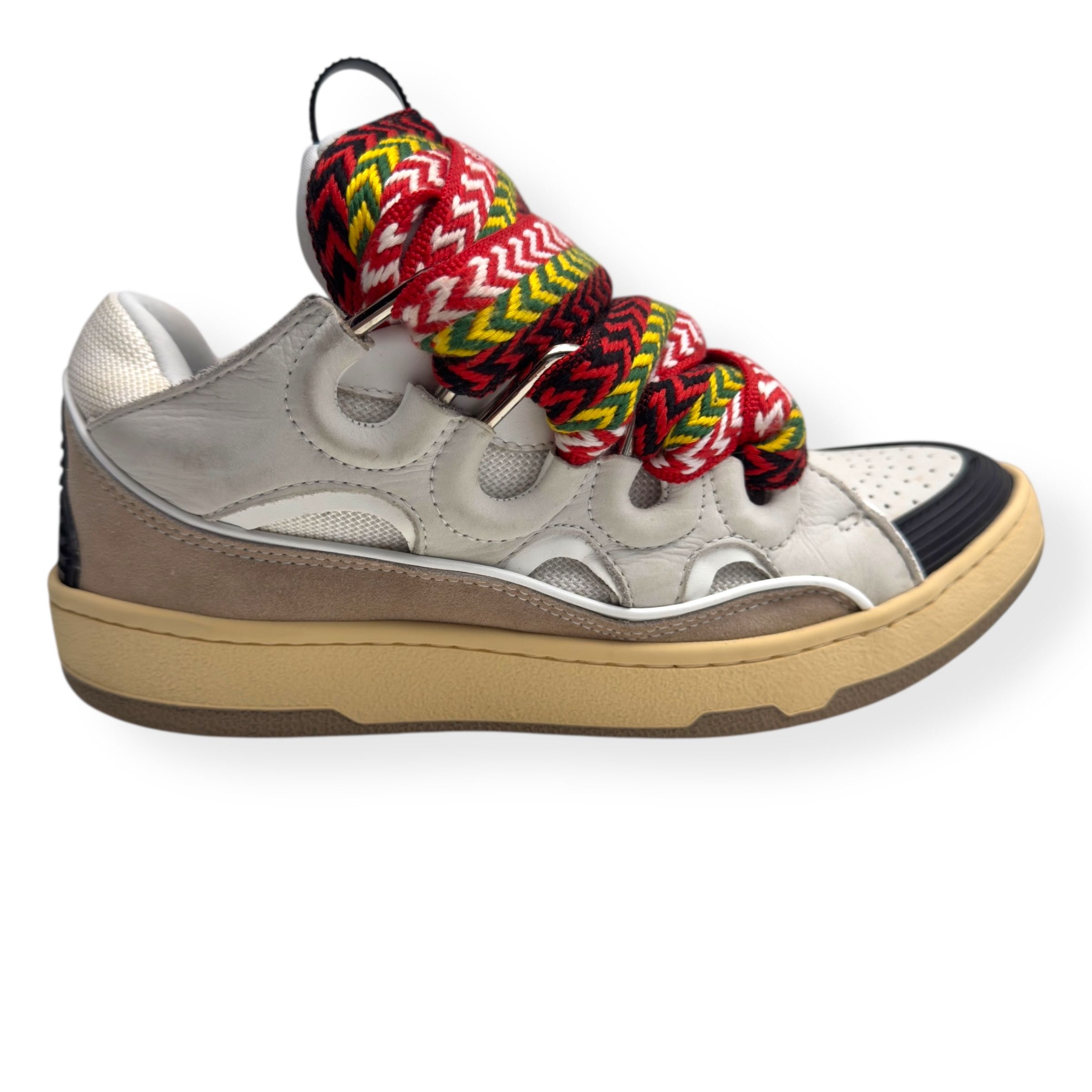 Lanvin LANVIN CURB SNEAKER WHITE / MULTICOLOURED 40 / UK6 Size US 7 / EU 40 - 1 Thumbnail