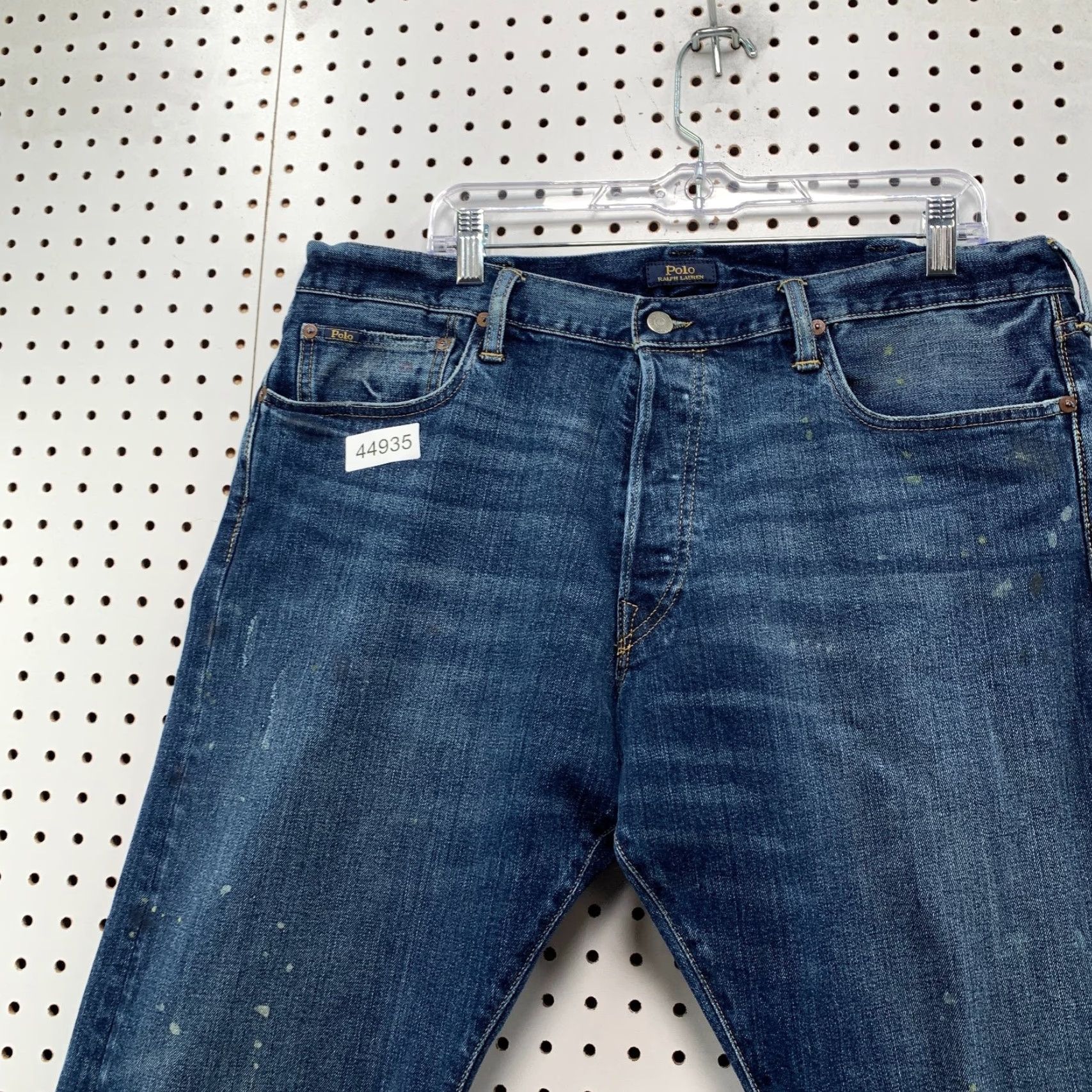 Polo Ralph Lauren Polo Ralph Lauren Denim Jeans Mens 38x32 Blue Varick Slim Straight Fit Dark Wash Jeans Size US M / EU 48-50 / 2 - 4 Thumbnail