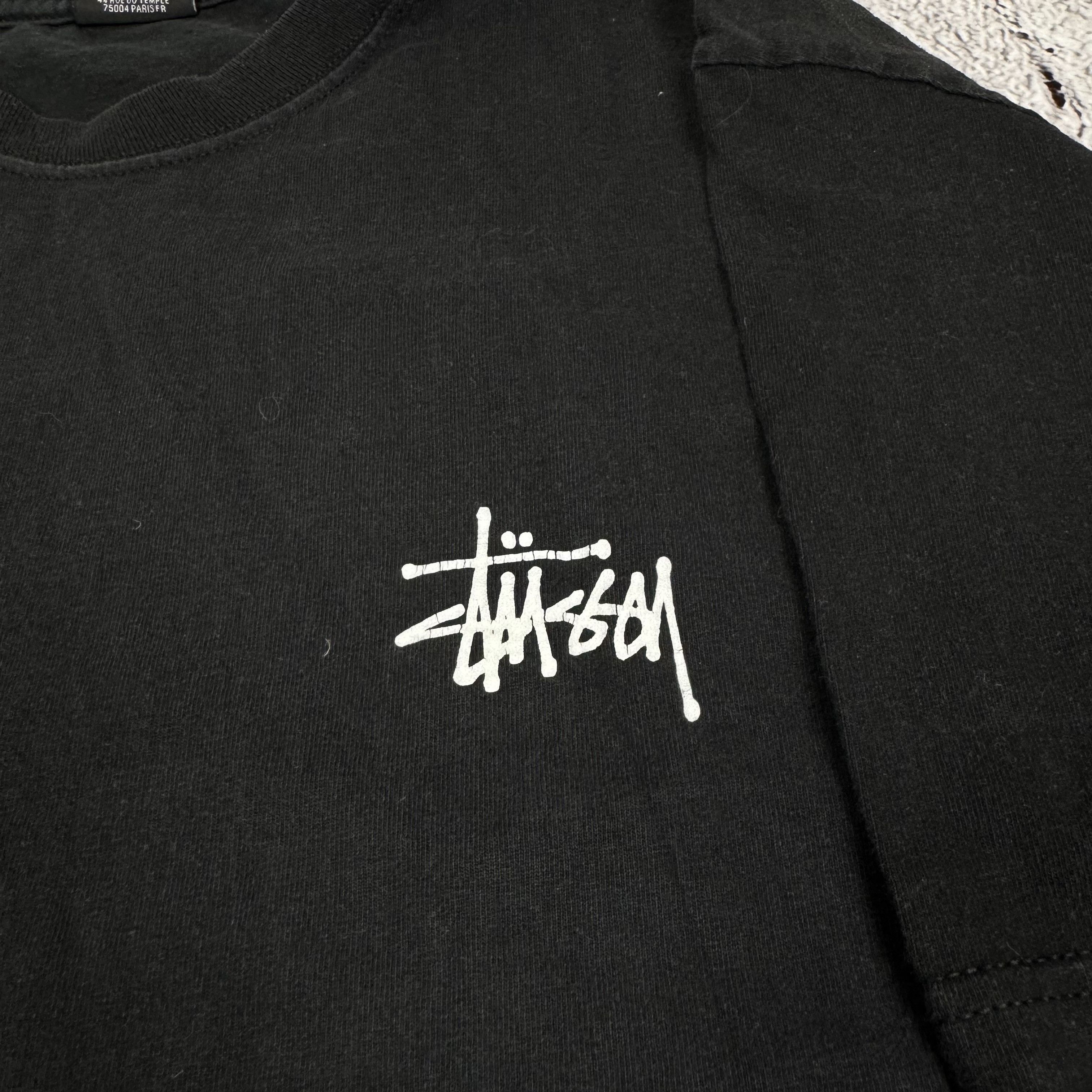 Stussy Basic Stüssy Tee Men's Black Cotton Pullover T-Shirt Large Size US L / EU 52-54 / 3 - 5 Thumbnail