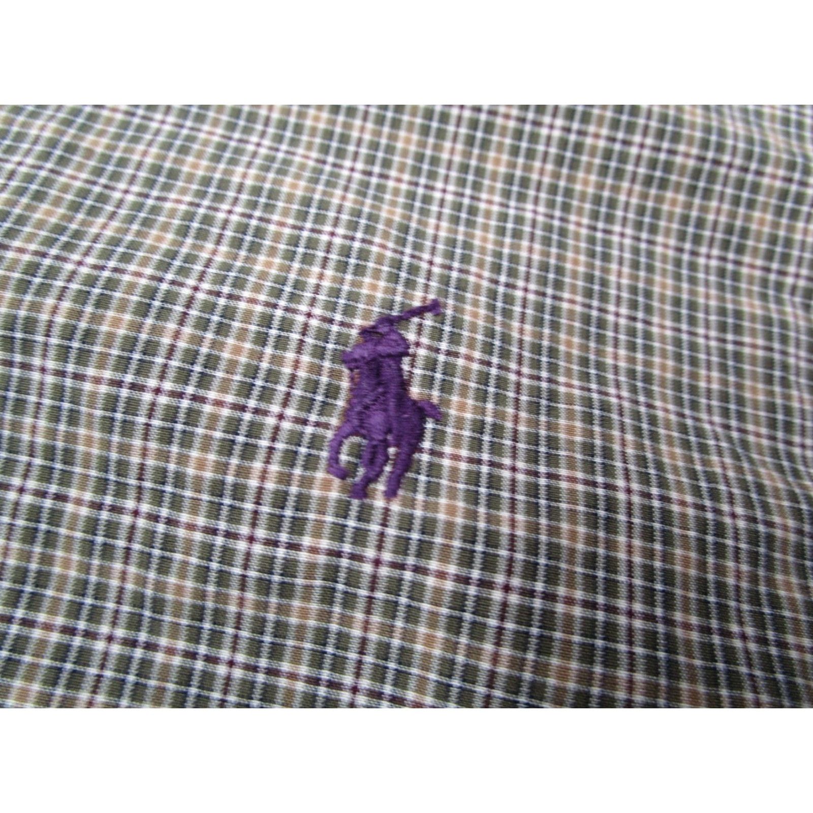 Ralph Lauren VINTAGE Ralph Lauren Shirt Mens 2XB Green Check Button Up Classic Pony Shirt Size US XXL / EU 58 / 5 - 5 Thumbnail