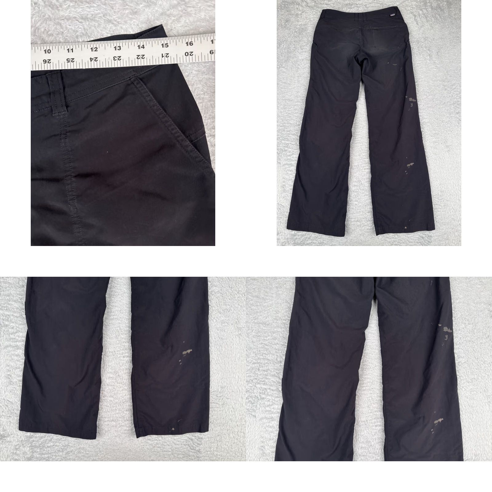 Patagonia Patagonia Pants Women 4 Black Straight Leg Pants Hiking Activewear Casual Nylon Polyester Blend Size 27" / US 4 / IT 40 - 9 Thumbnail