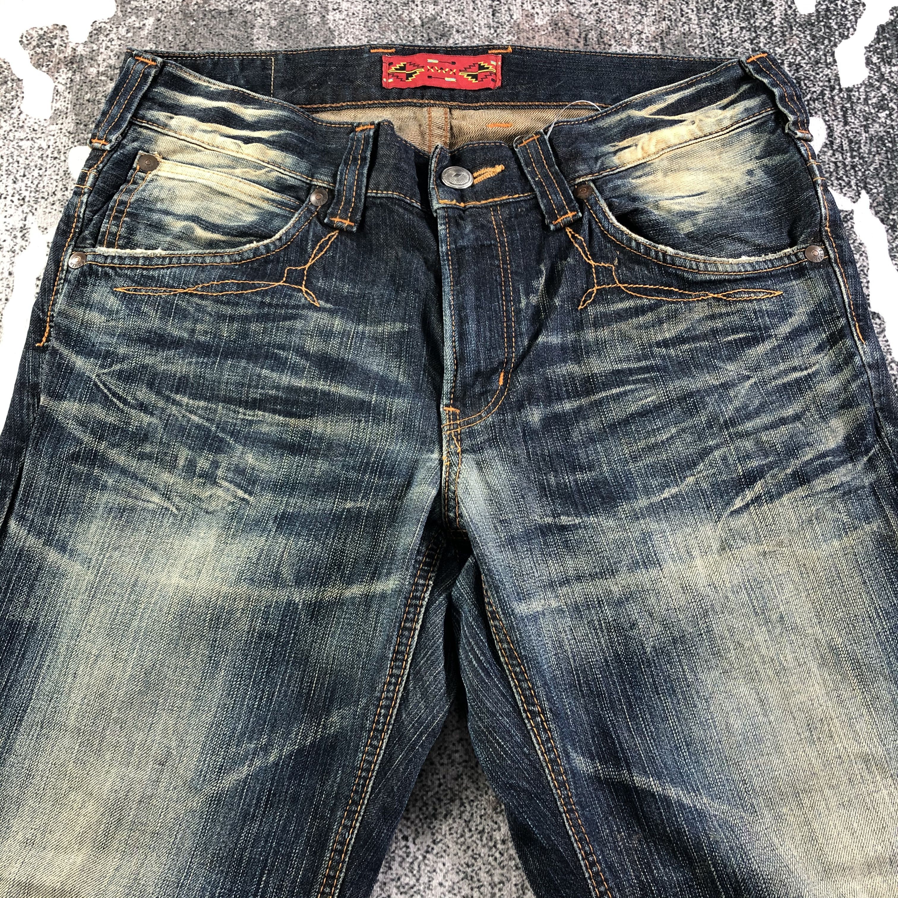 Edwin Distress Edwin XV Jeans Rusty Blue Denim KJ2427 Size US 32 / EU 48 - 3 Thumbnail