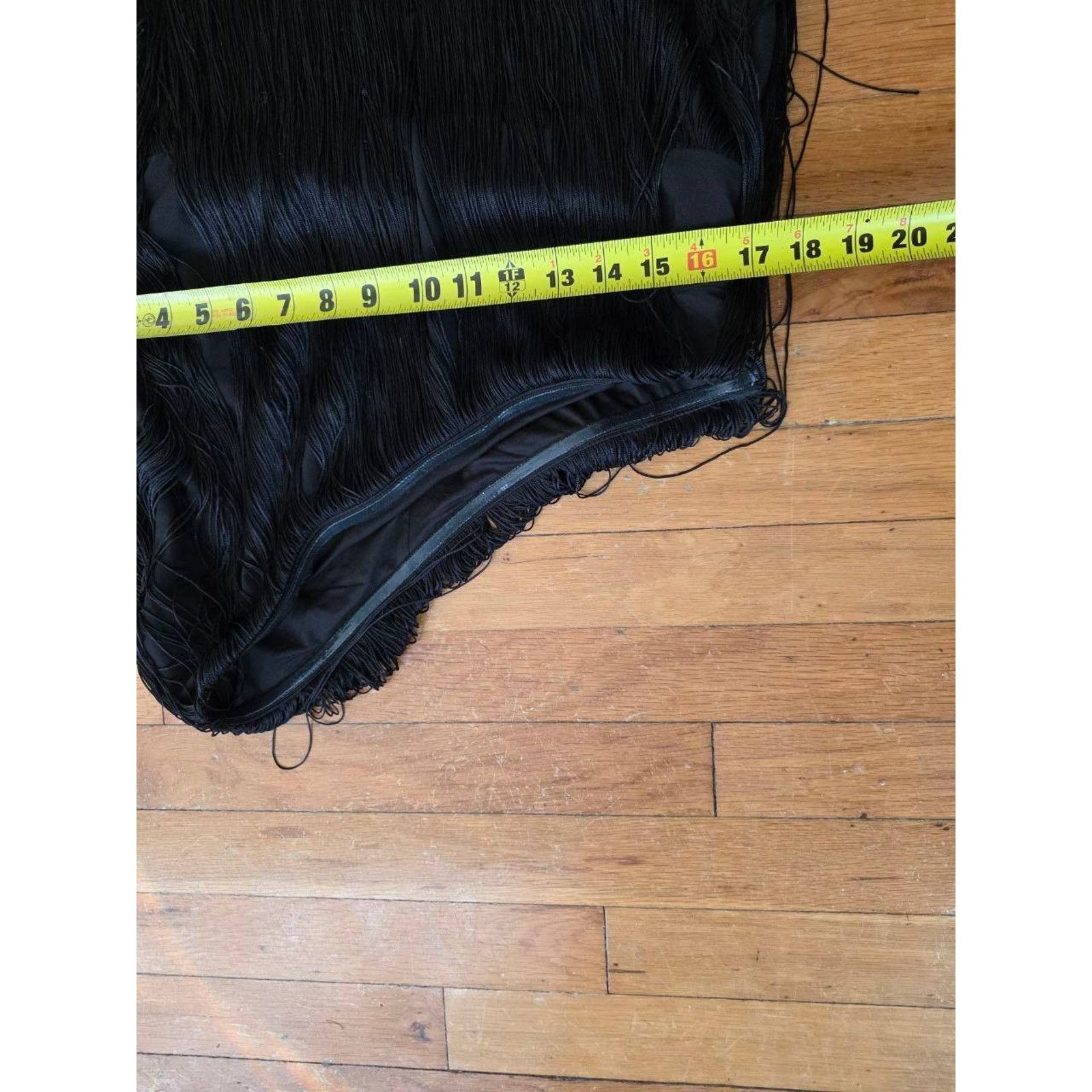 Anthropologie HUTCH Anthropologie ONE-SHOULDER FRINGED MINI SIZE M A001937 Size M / US 6-8 / IT 42-44 - 7 Thumbnail