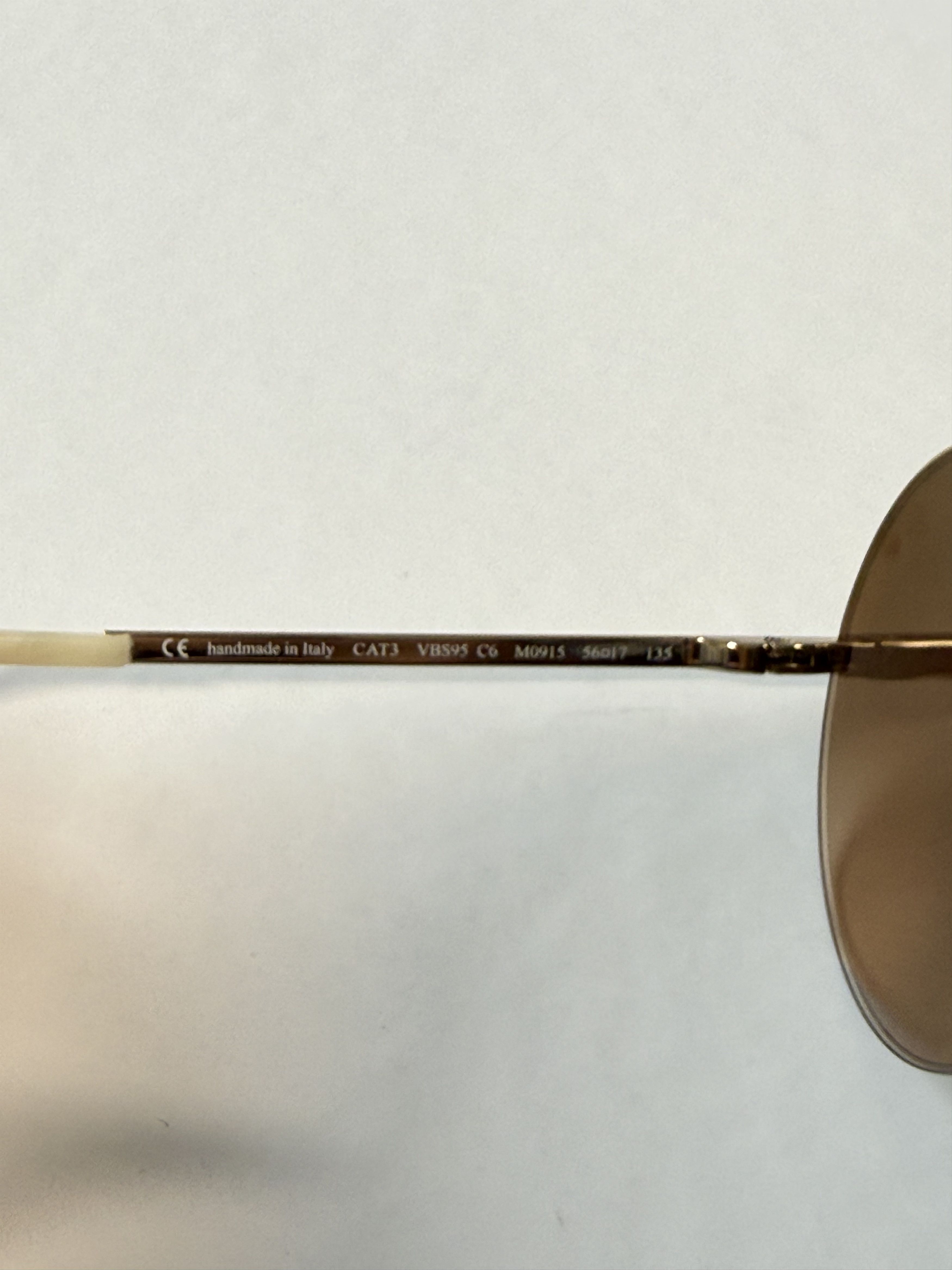 Victoria Beckham Victoria Beckham Supra Round Sunglasses Rose Gold Size ONE SIZE - 9 Thumbnail