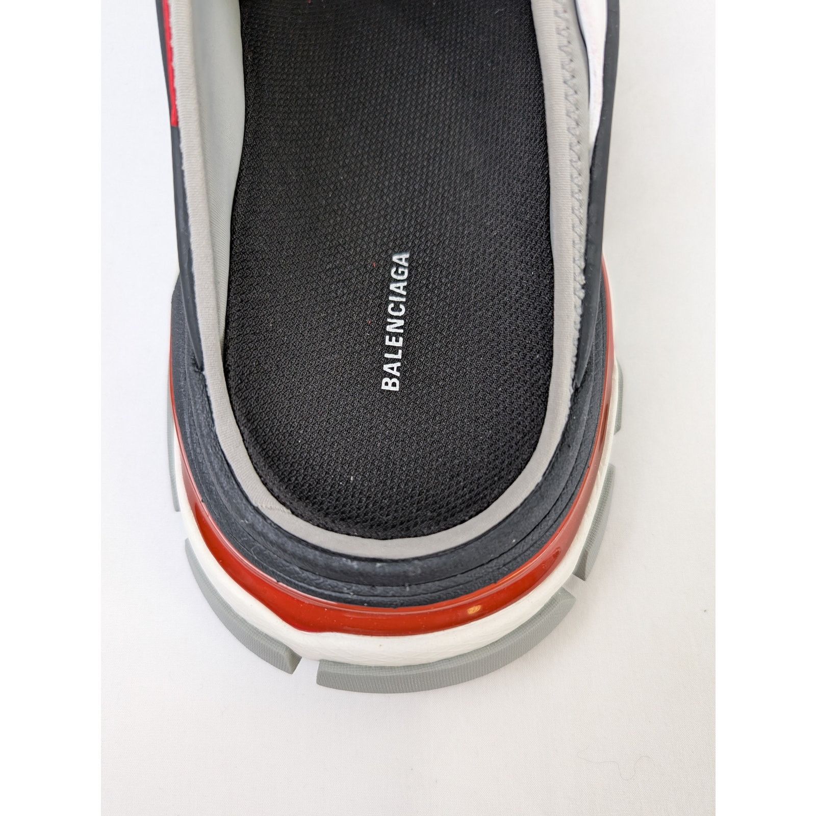 Balenciaga o1rshd1 Trcl Slide Slipper in Black/Grey/Red Size US 13 / EU 46 - 15 Thumbnail