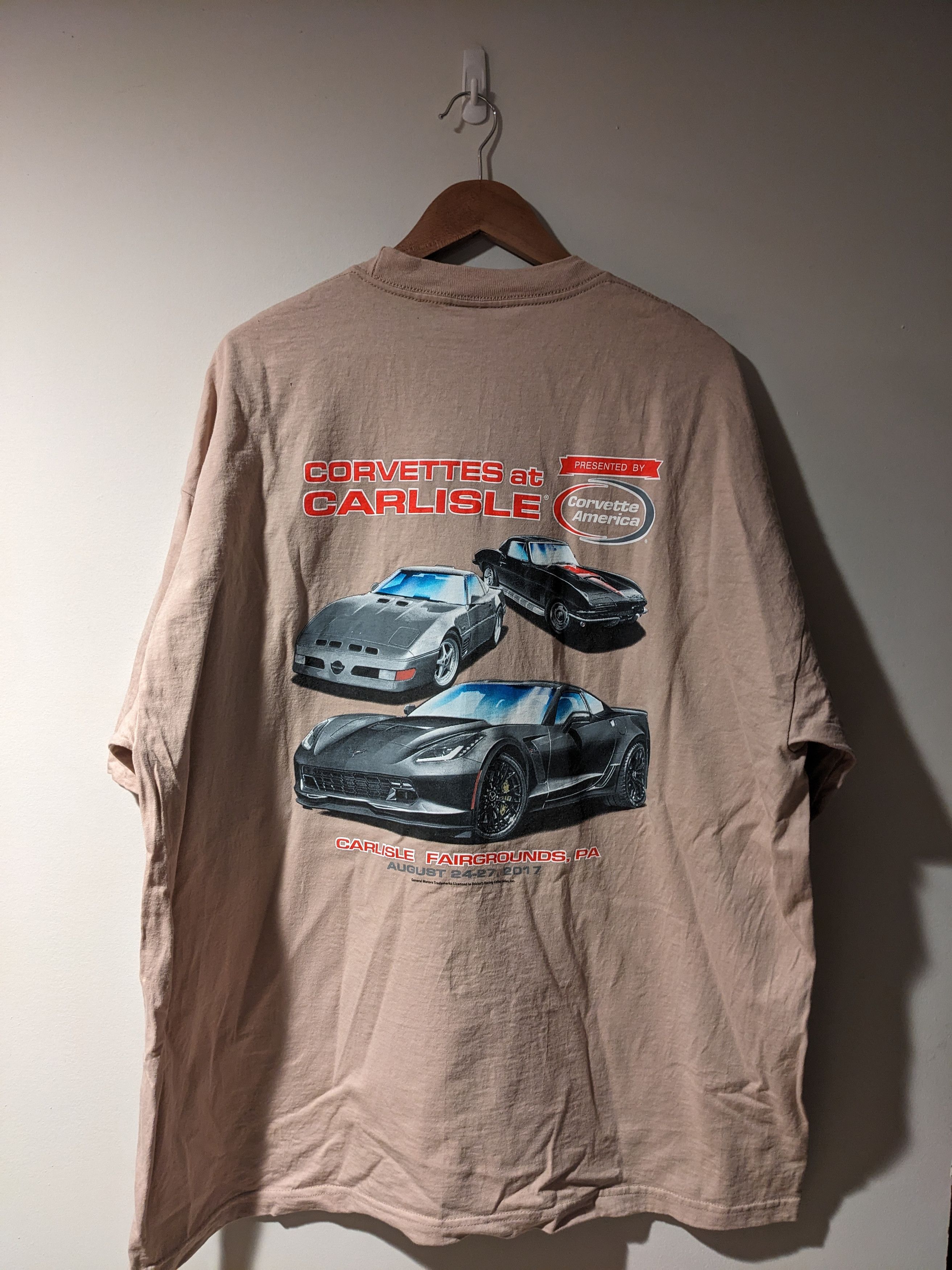 NASCAR Vintage 2017 Corvettes Car Show Muscle Racing Speed T-Shirt Size US XXL / EU 58 / 5 - 1 Thumbnail