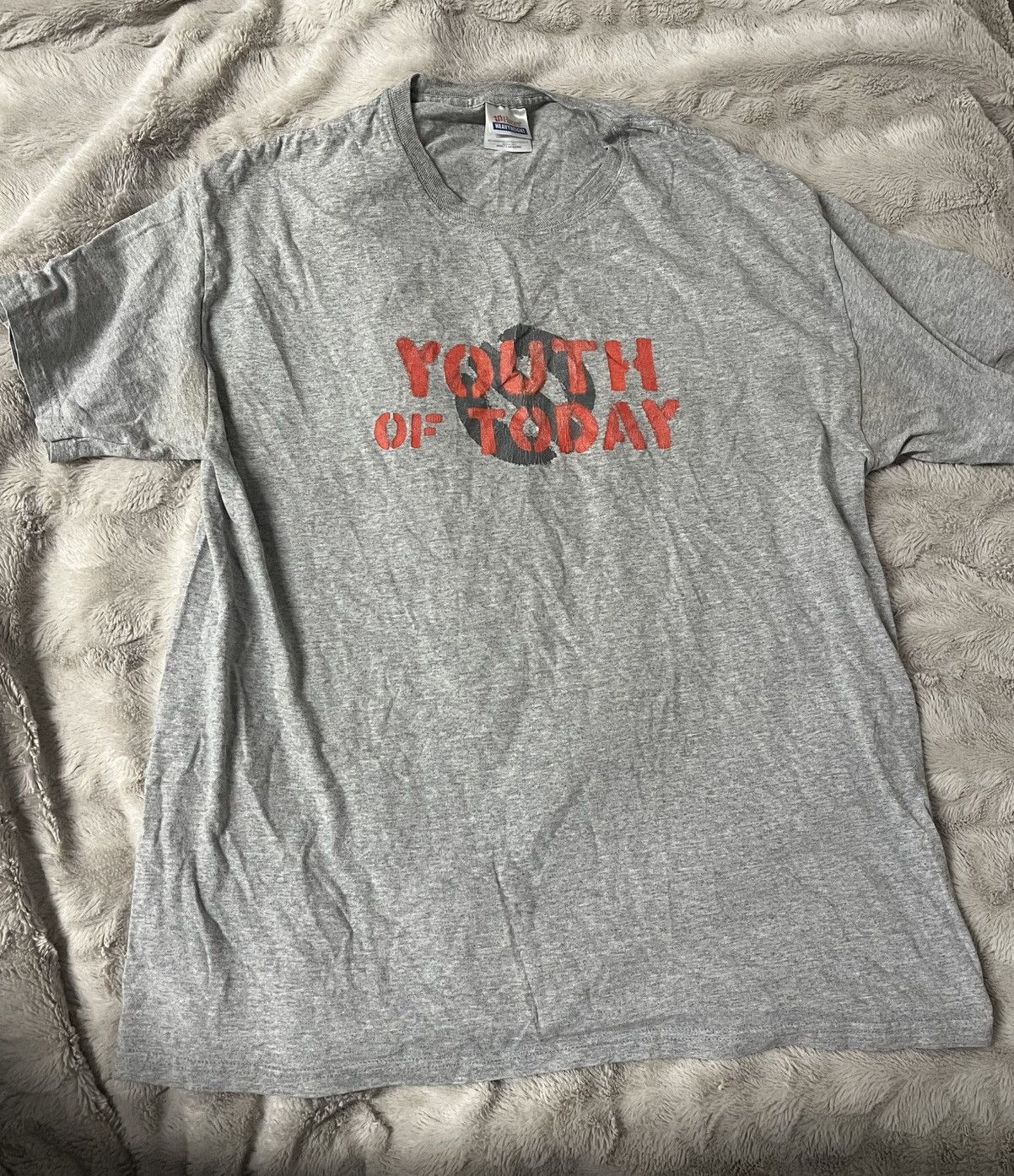 Hanes Youth Of Today We're Not In This Alone Vintage T-shirt Size US L / EU 52-54 / 3 - 1 Thumbnail