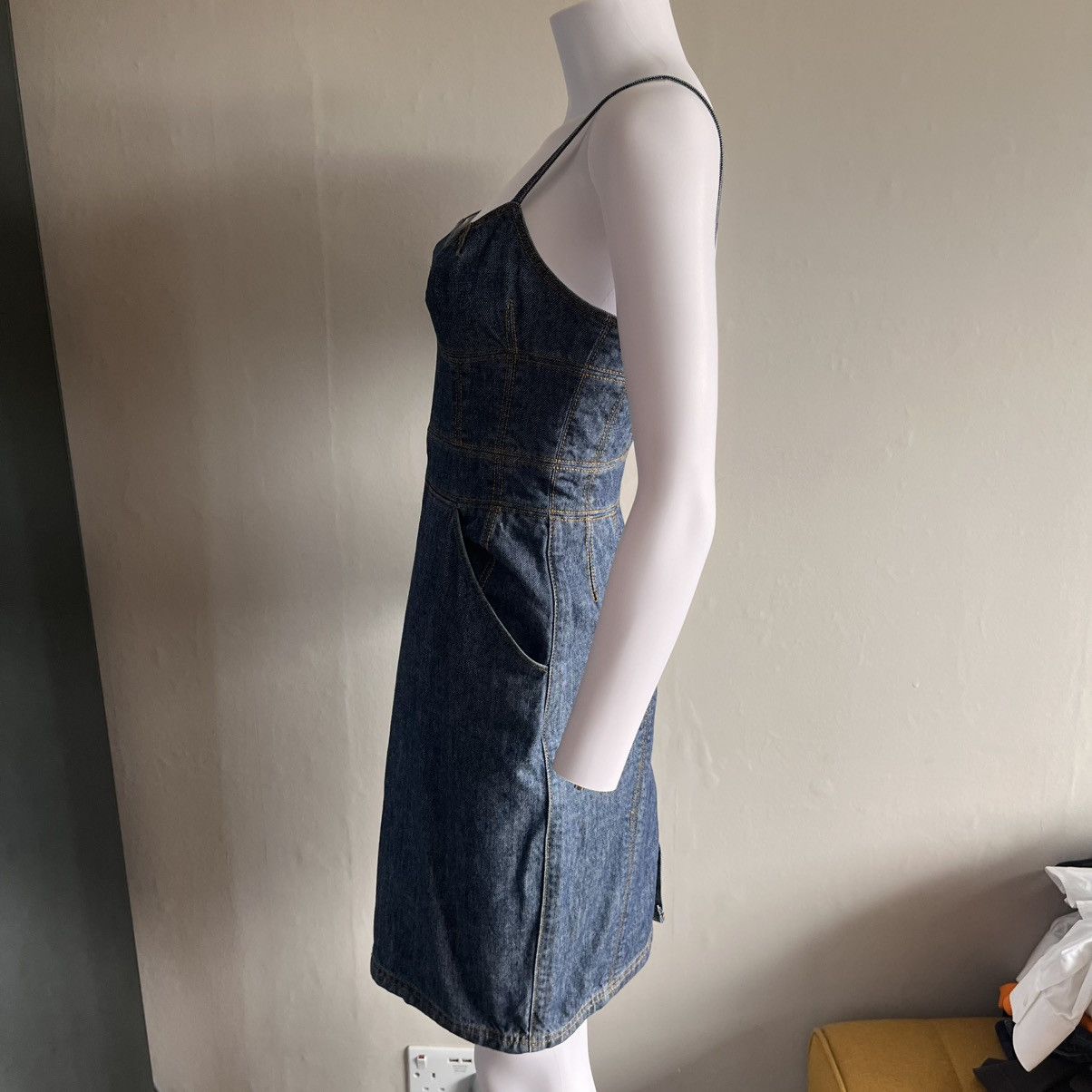 Marc Jacobs Marc Jacobs Mainline Denim Dress Size XS / US 0-2 / IT 36-38 - 7 Thumbnail