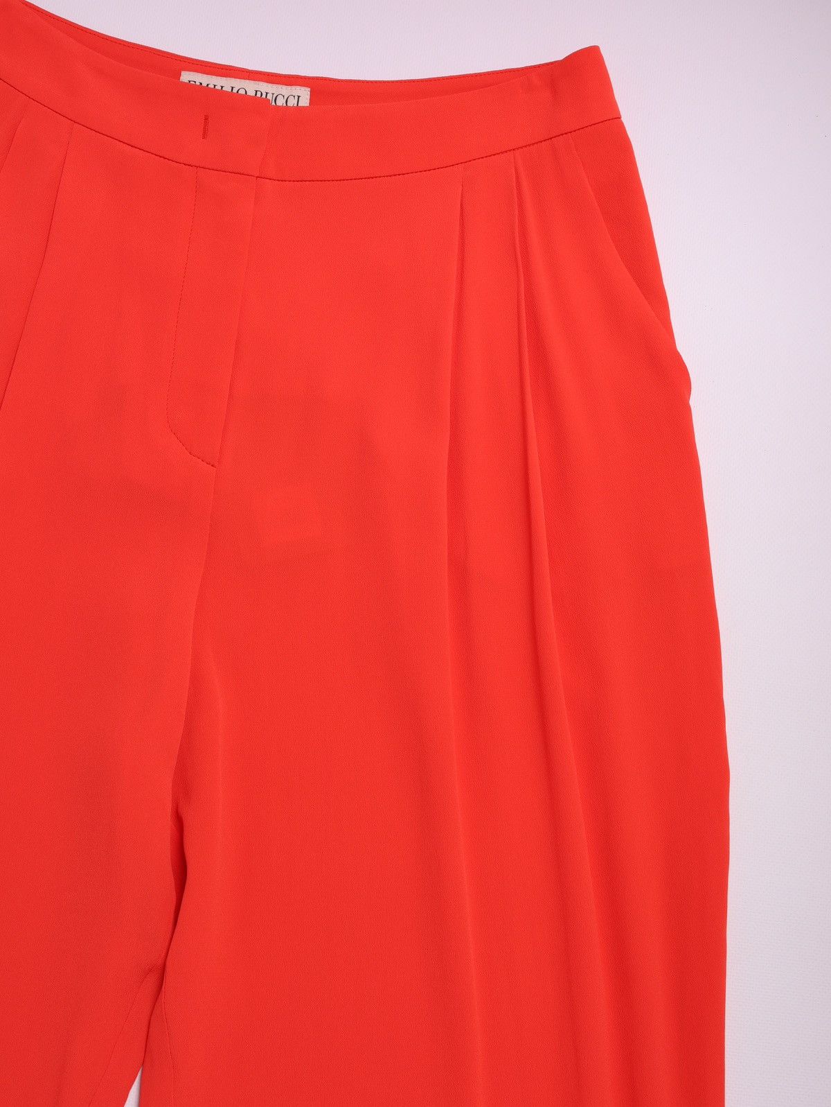 Emilio Pucci Emilio Pucci Acetate Silk Coral Pants Trousers Size 27" / US 4 / IT 40 - 7 Thumbnail