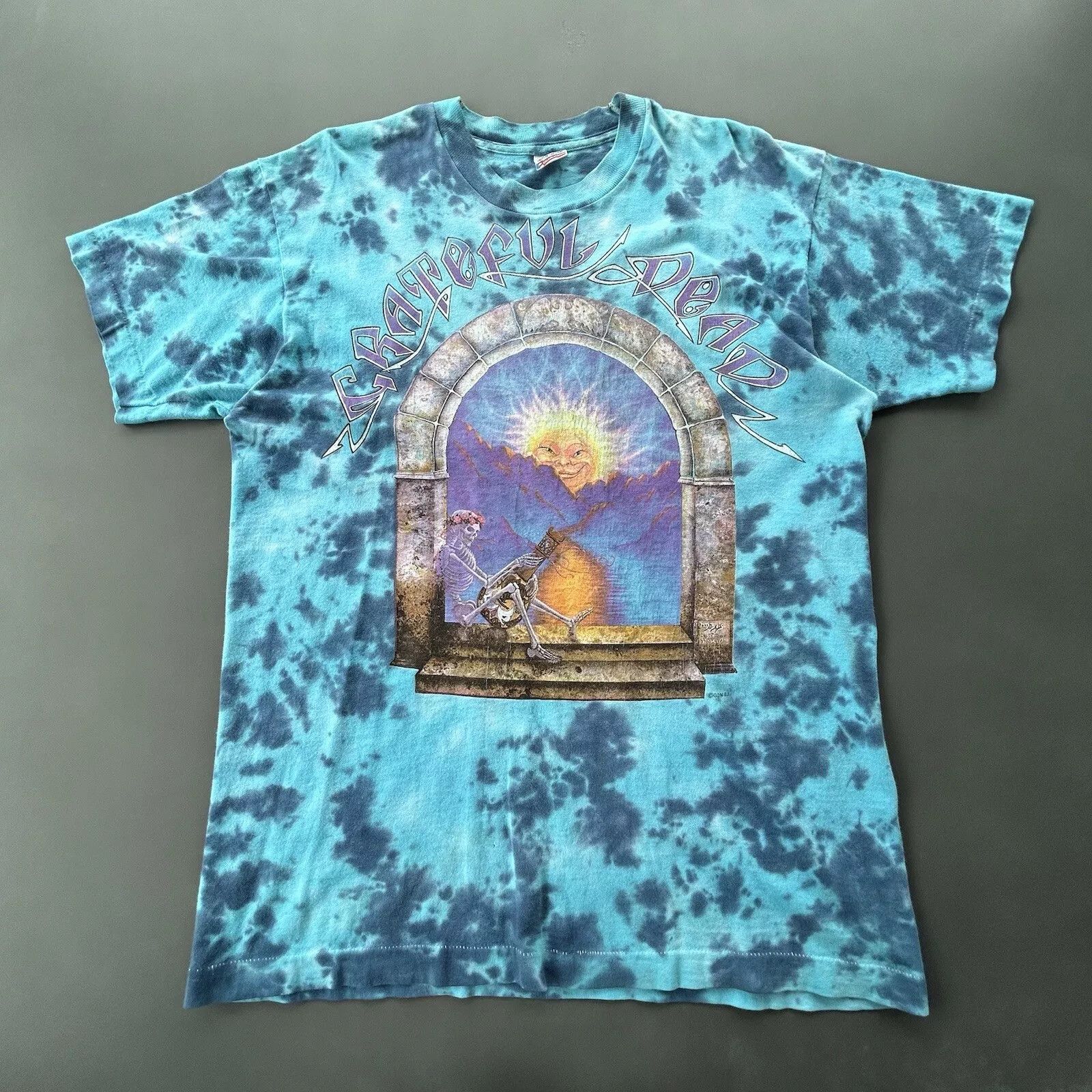 Fruit Of The Loom VTG 1993 Grateful Dead Madison Square Garden Tie Size US L / EU 52-54 / 3 - 9 Thumbnail