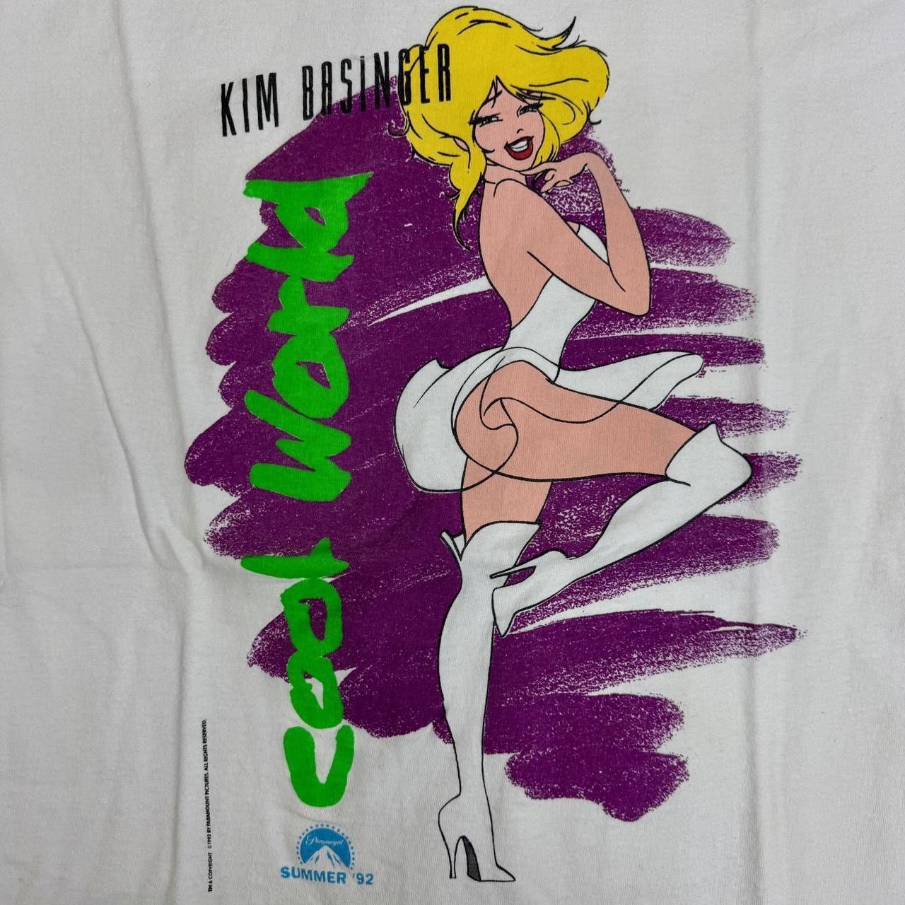 All Sport Vintage 90s Cool World Kim Basinger Paramount Movie T-Shirt Size US XL / EU 56 / 4 - 2 Thumbnail