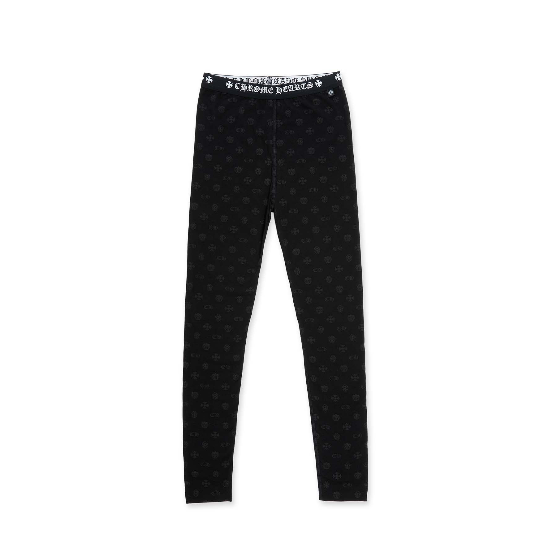 Chrome Hearts Chrome Hearts Black Cross Horseshoe Logo Stretch Leggings Size 27" / US 4 / IT 40 - 2 Thumbnail