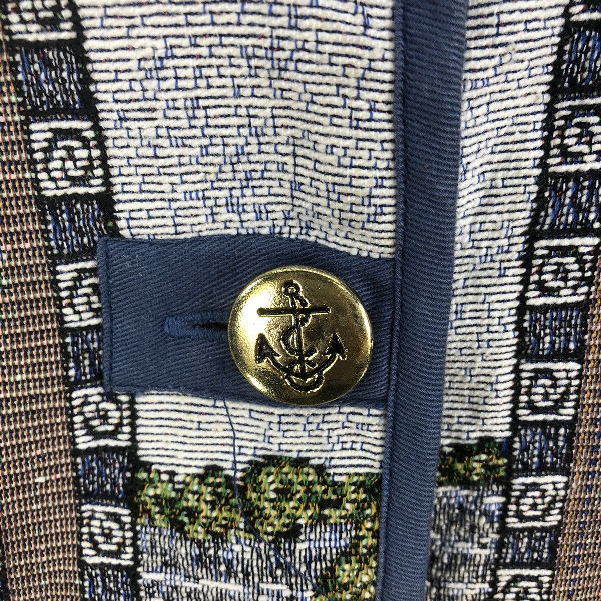 Blair Vintage 2000s Blair Light House Motif Button Up Twill Jacket Size M / US 6-8 / IT 42-44 - 6 Thumbnail