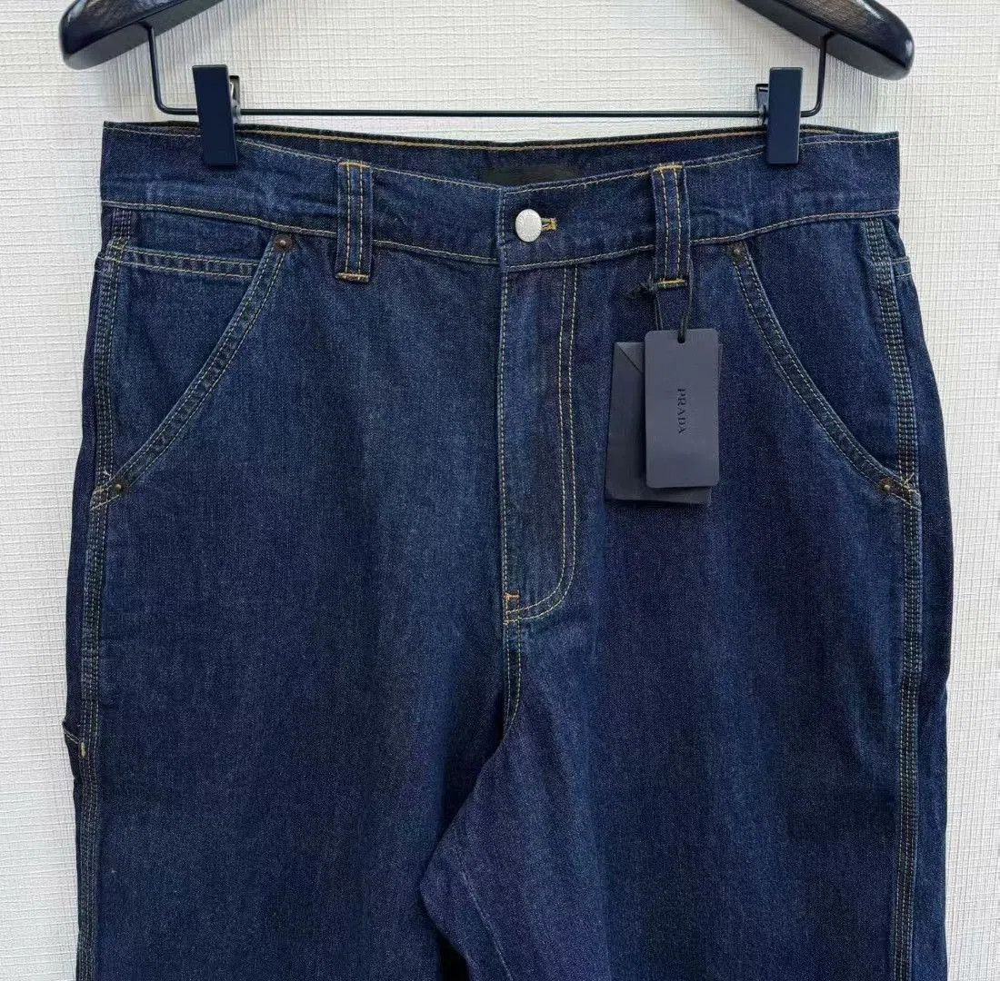 Saint Laurent Paris Prada Men's Dark Blue Denim Shorts. Size US 31 - 2 Thumbnail