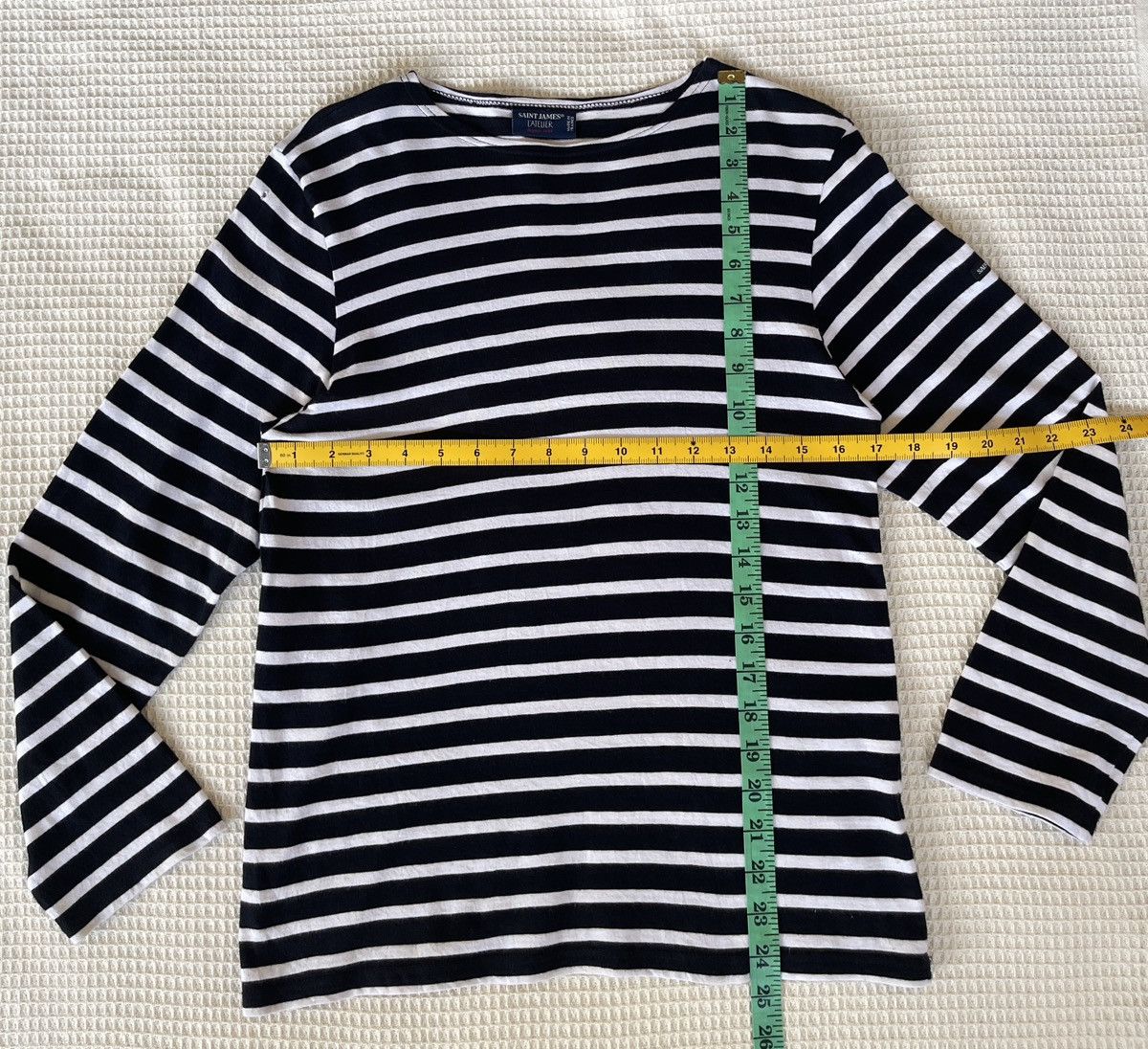Saint James VINTAGE 90s🔥SAINTS JAMES🔥Striped Sailor Boat Neck Longsleeve Size US XS / EU 42 / 0 - 15 Thumbnail