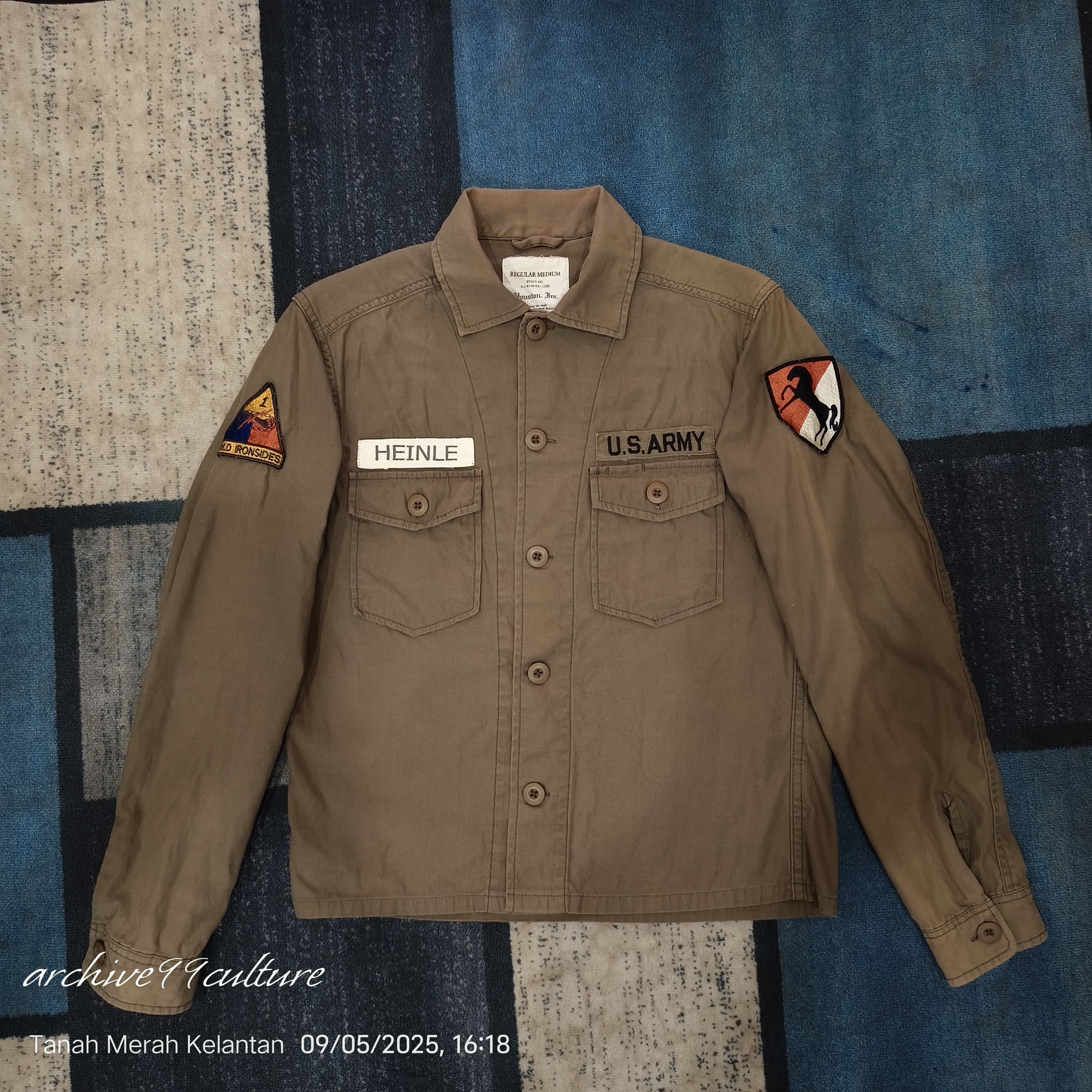 Other Houston inc US Army regular medium patches button shirt Size US S / EU 44-46 / 1 - 10 Thumbnail