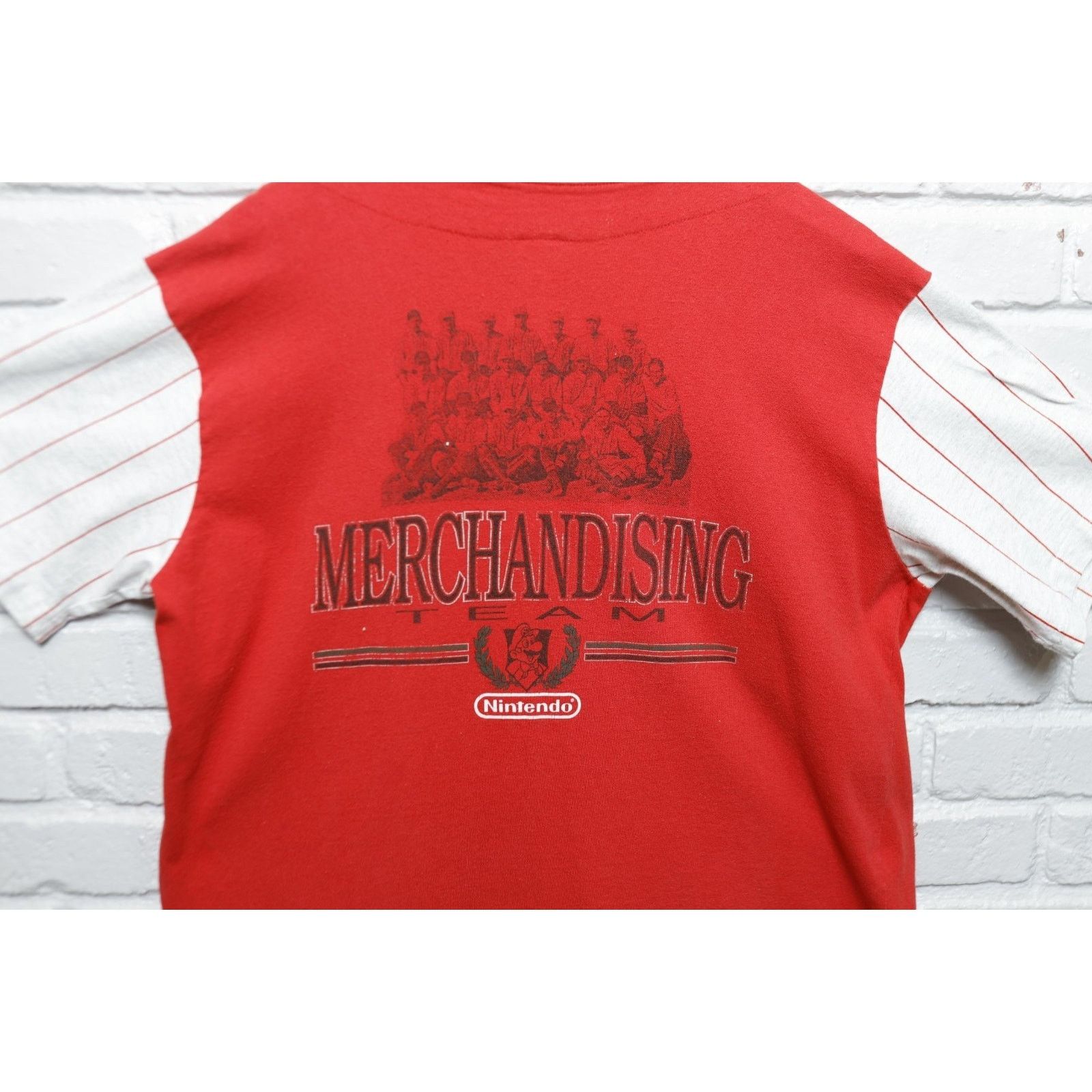 Vintage Nintendo Merchandising Vintage Super Mario Jersey Large 90s Size US L / EU 52-54 / 3 - 1 Thumbnail
