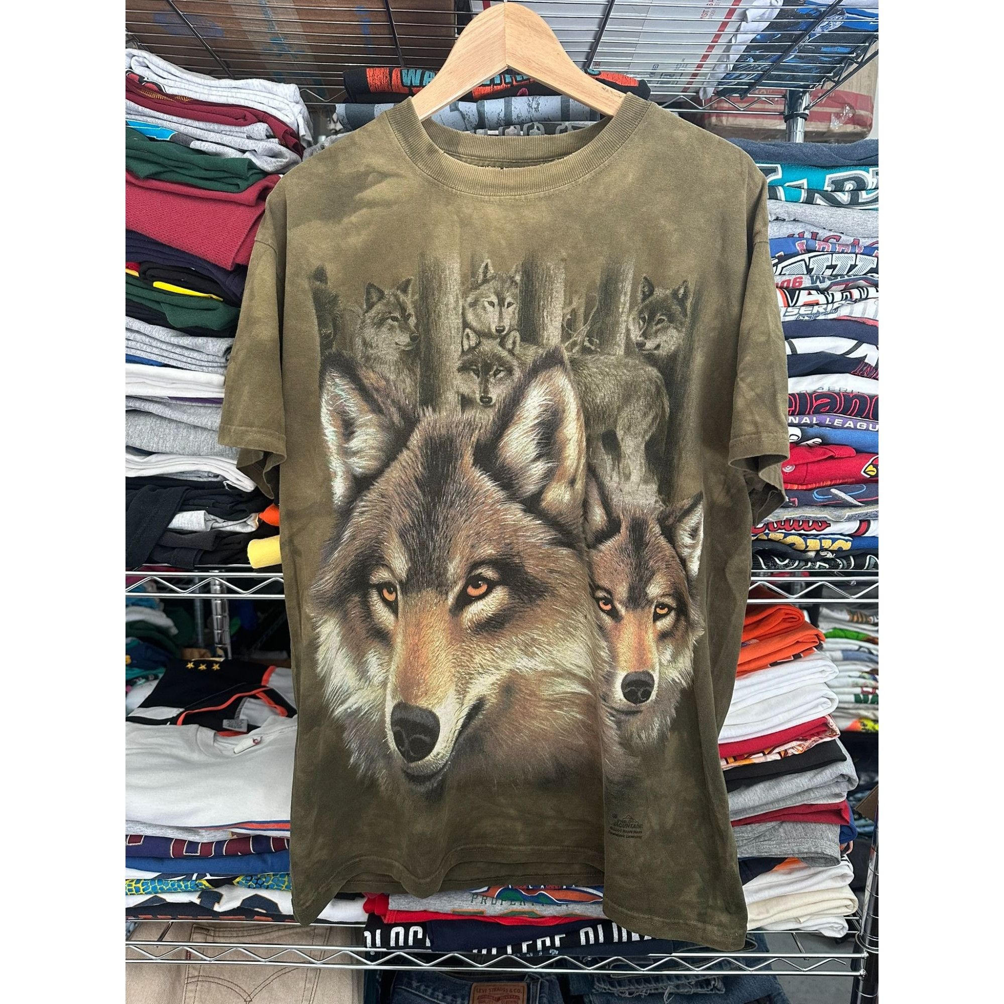 The Mountain Vintage Y2K The Mountain Wolf Pack T-Shirt Gorpcore Nature G Size US M / EU 48-50 / 2 - 1 Thumbnail