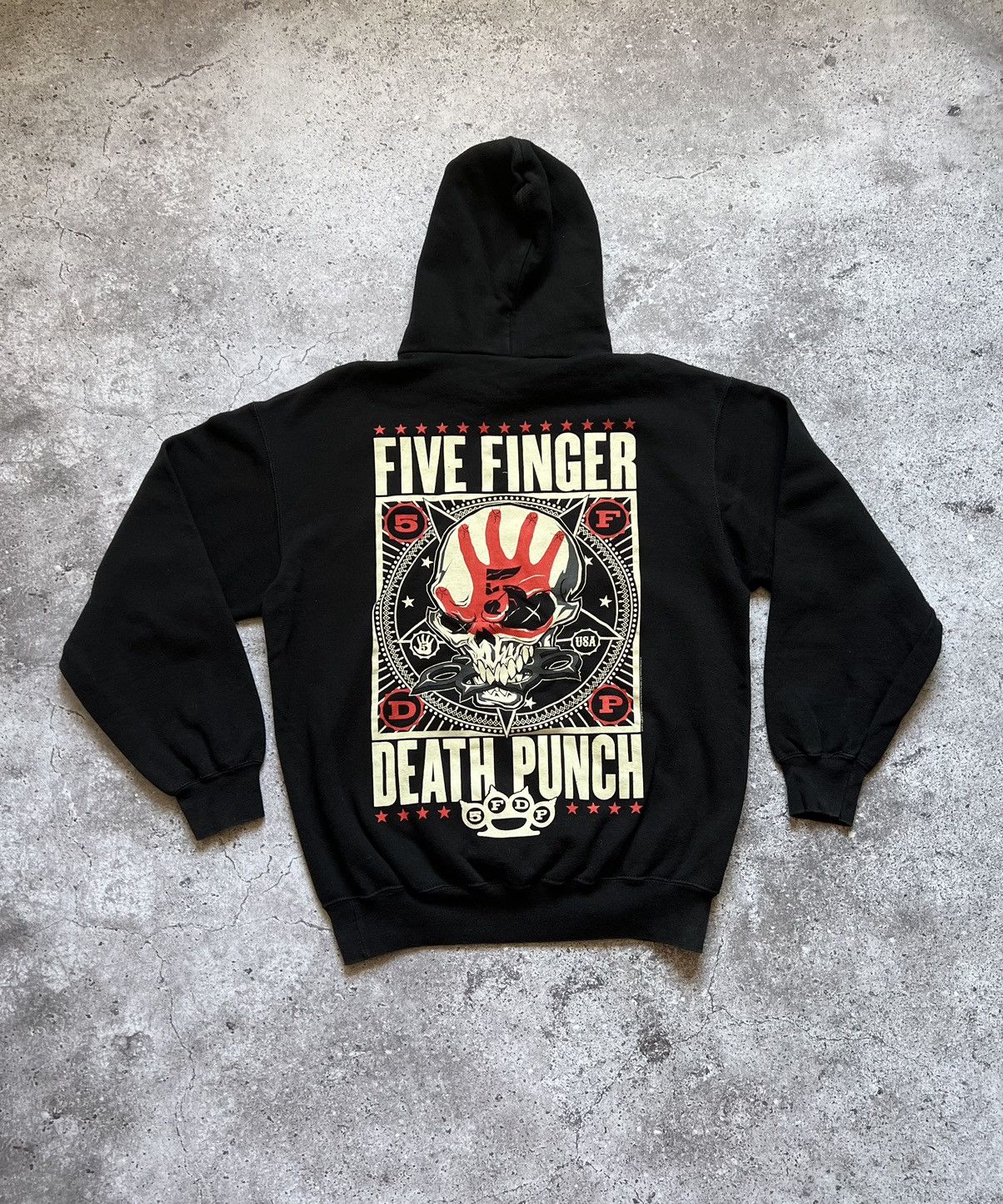 Band Tees × Vintage Five Finger Death Punch Hoodie Metal Band Size US M / EU 48-50 / 2 - 9 Thumbnail