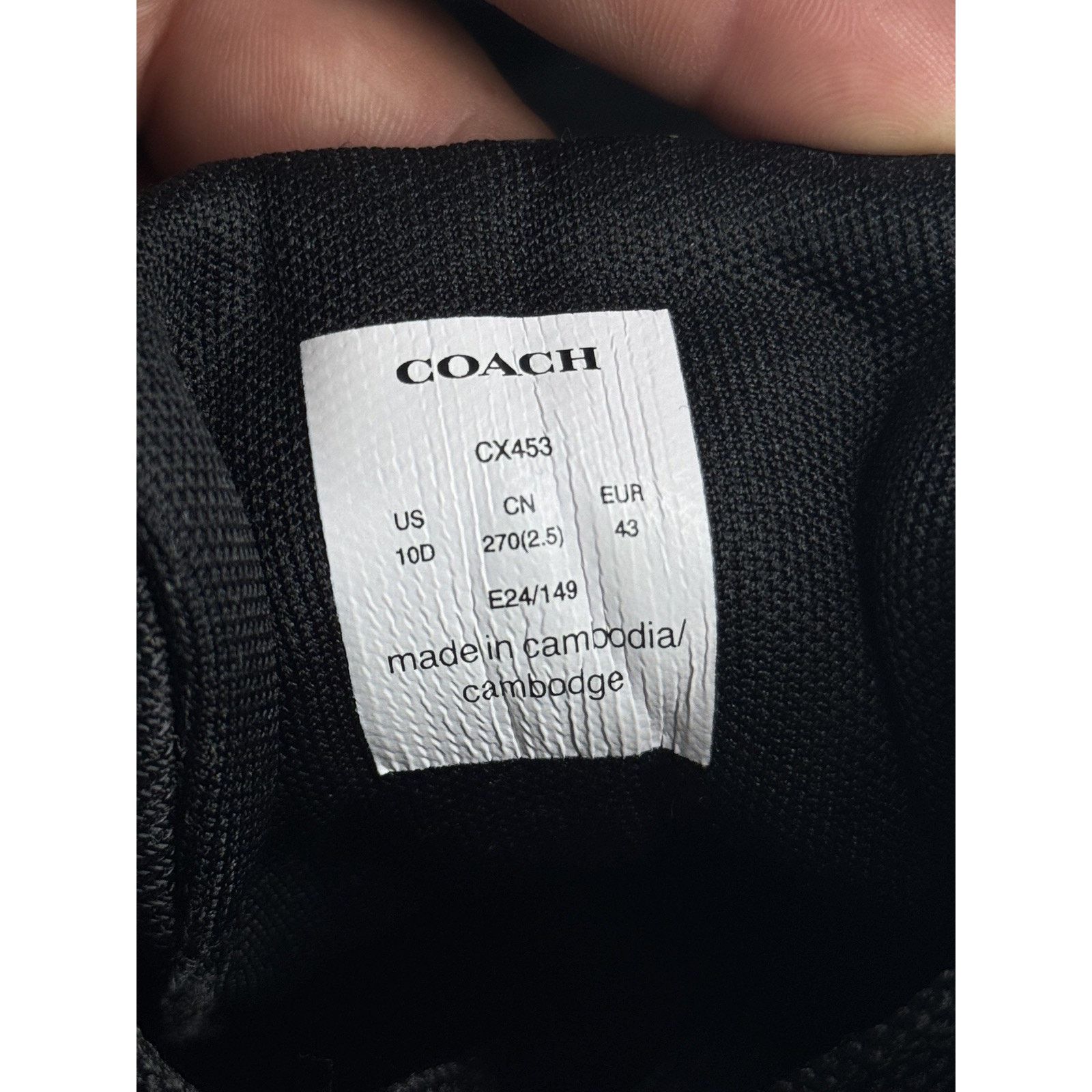 Coach COACH Designer C201 Mixed Signature Monogram Men's sz 11 New Size US 11 / EU 44 - 9 Thumbnail