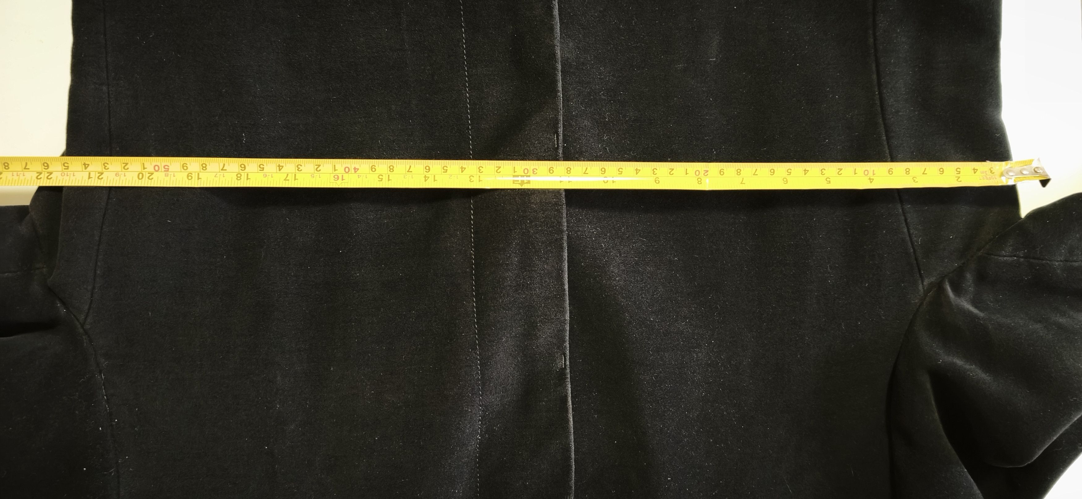 Jean Paul Gaultier Black velvet coat with black leather straps Size US L / EU 52-54 / 3 - 16 Thumbnail