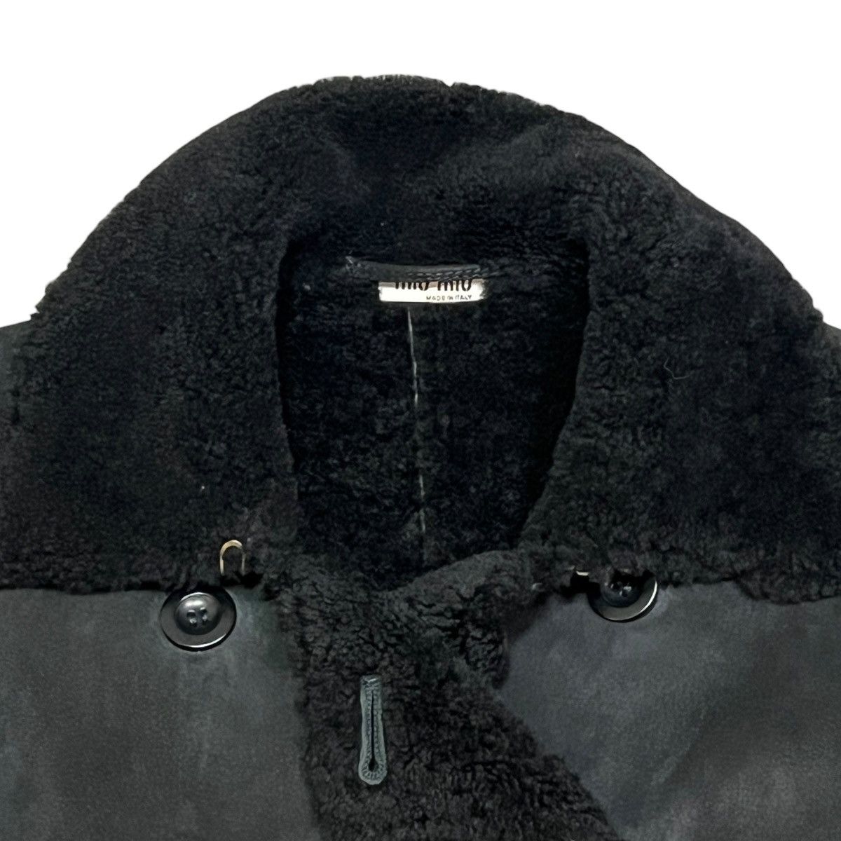 Miu Miu MIU MIU Shearling Bore Mouton Double Breasted Long Coat 40 Size M / US 6-8 / IT 42-44 - 8 Thumbnail