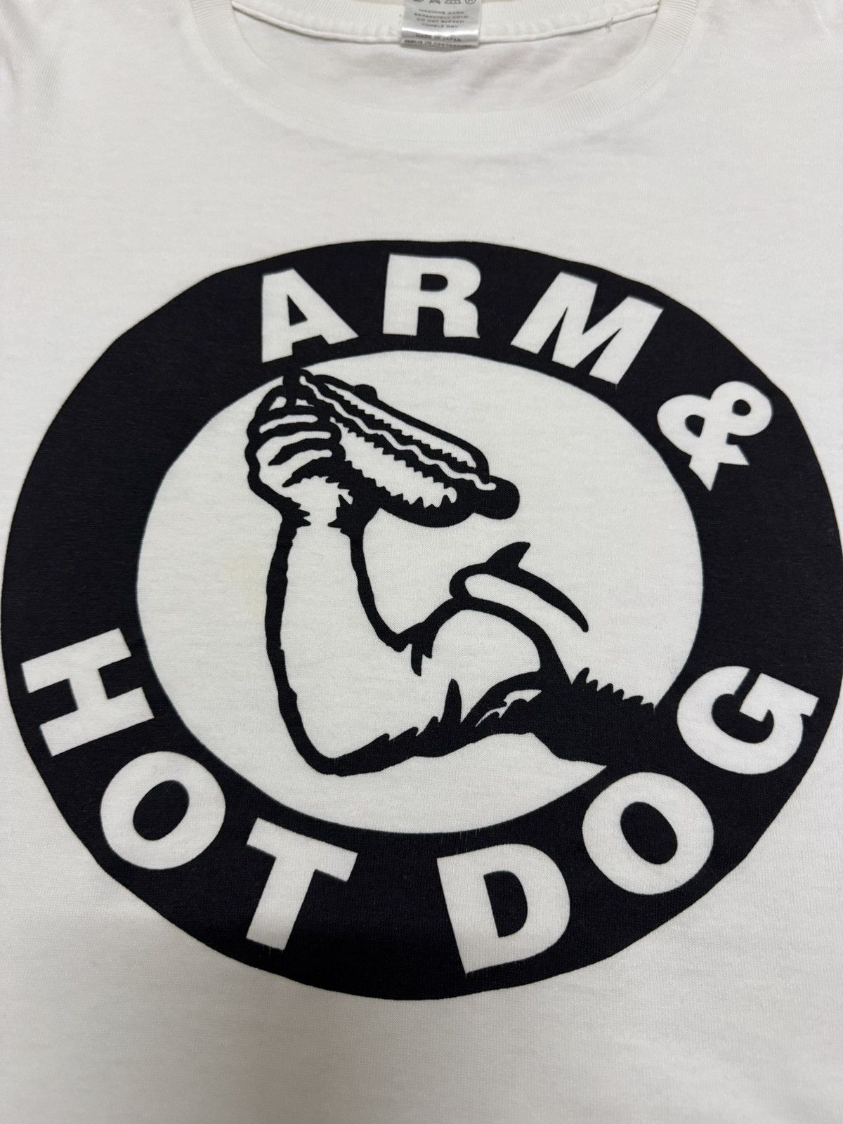 Japanese Brand number nine Arm & Hot Dog Boxy tshirt Size S / US 4 / IT 40 - 7 Thumbnail
