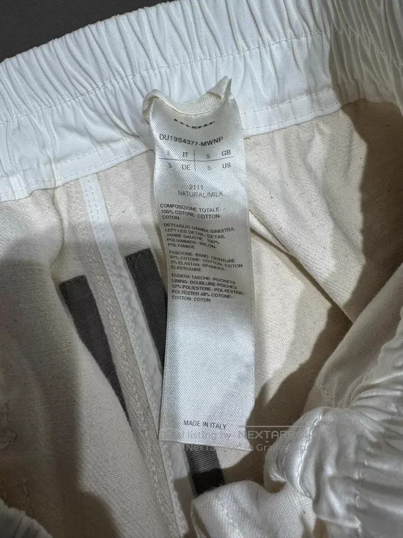 Rick Owens Rick Owens size s 19ss White Cotton Asymmetric Patch Silk S Size US 28 / EU 44 - 2 Thumbnail