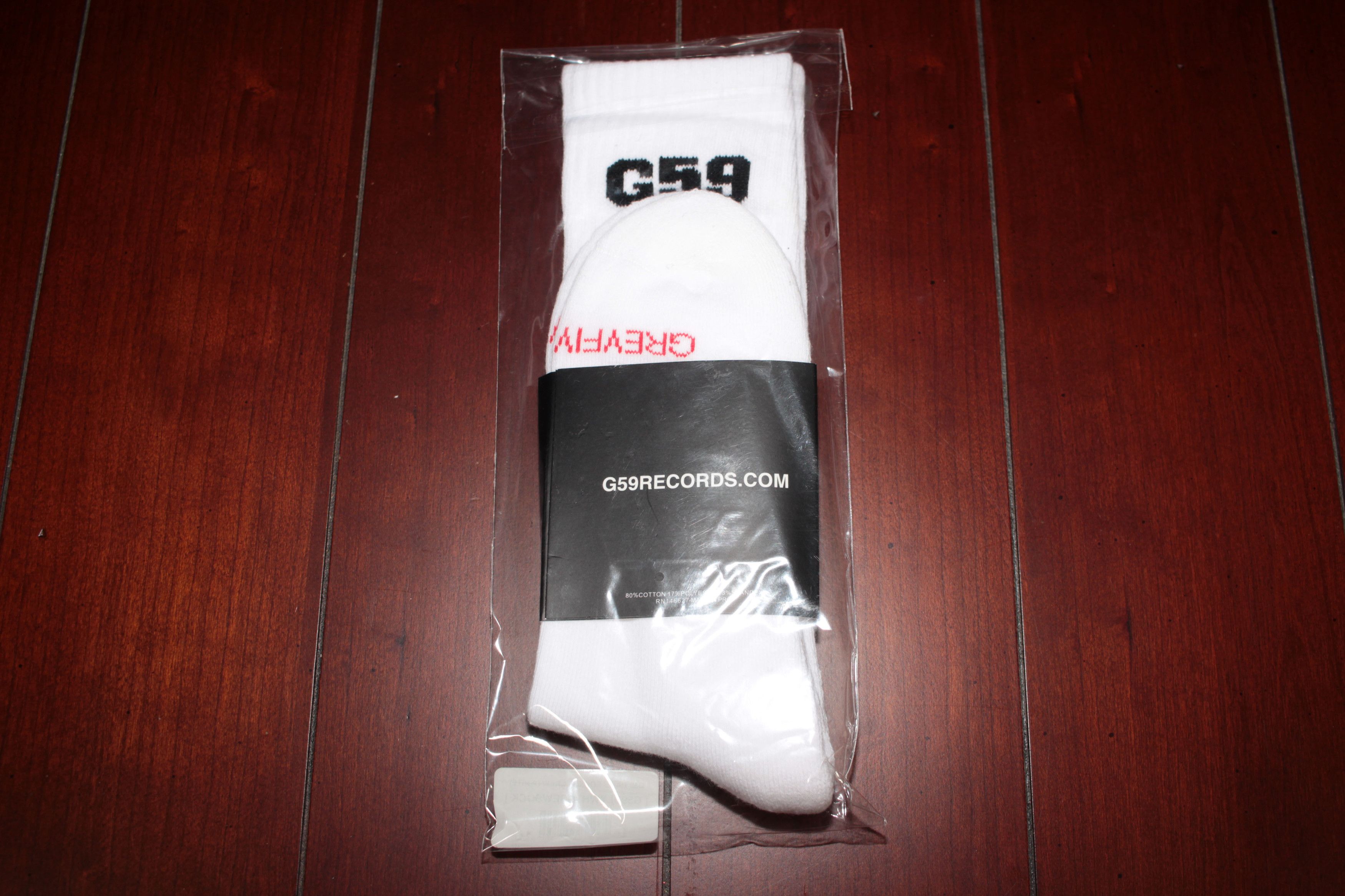 G59 Records G59 RECORDS / $UICIDEBOY$ - G59 LOGO Crew Socks Size ONE SIZE - 3 Thumbnail