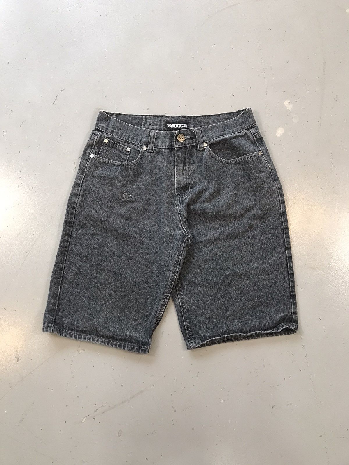Mecca × Vintage Vintage 90s Mecca black jort Size US 30 / EU 46 - 1 Thumbnail