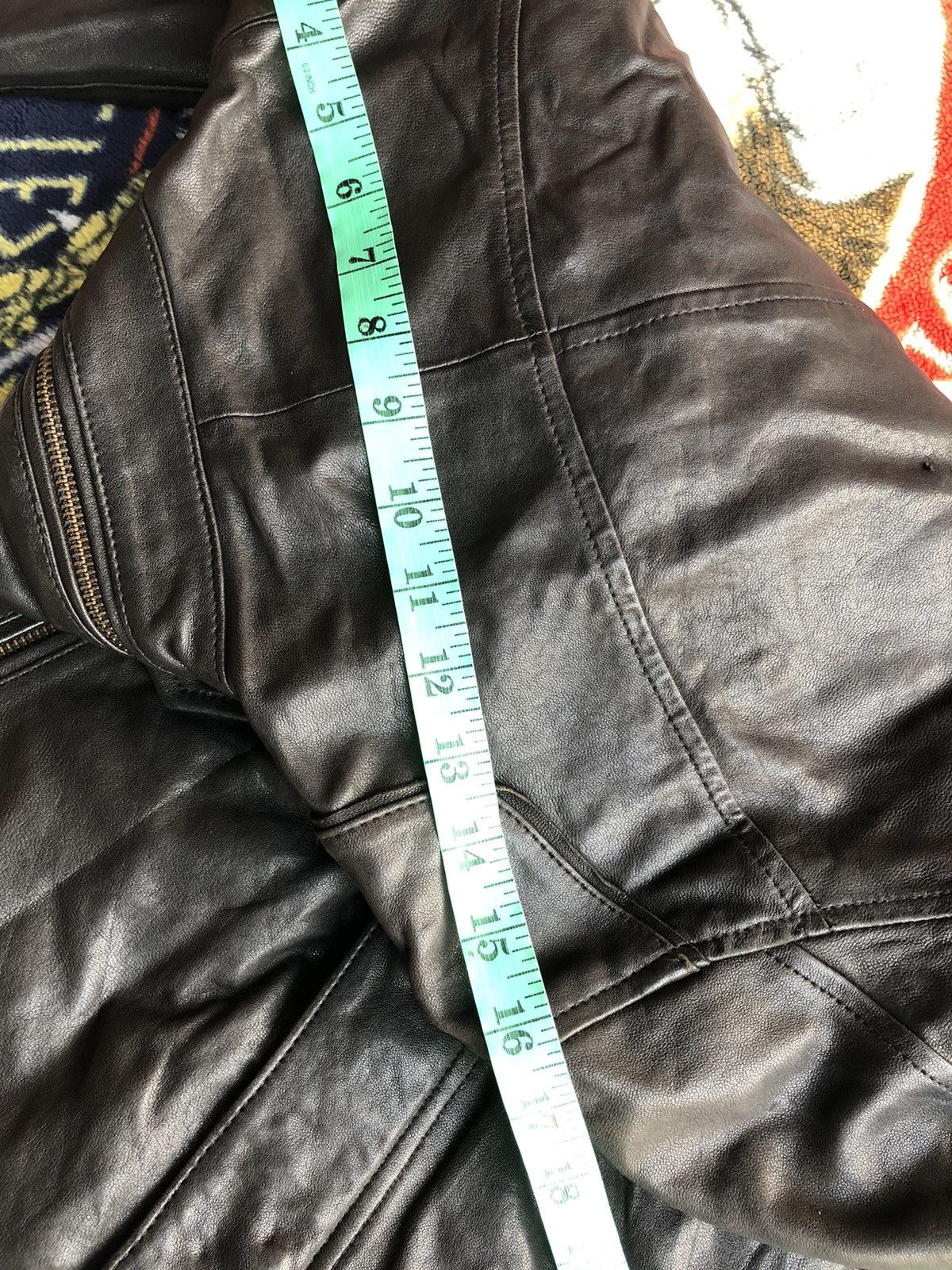If Six Was Nine × Japanese Brand × Le Grande Bleu (L.G.B.) Rattle Trap Biker Sheepskin Leather Jacket Size US M / EU 48-50 / 2 - 16 Thumbnail