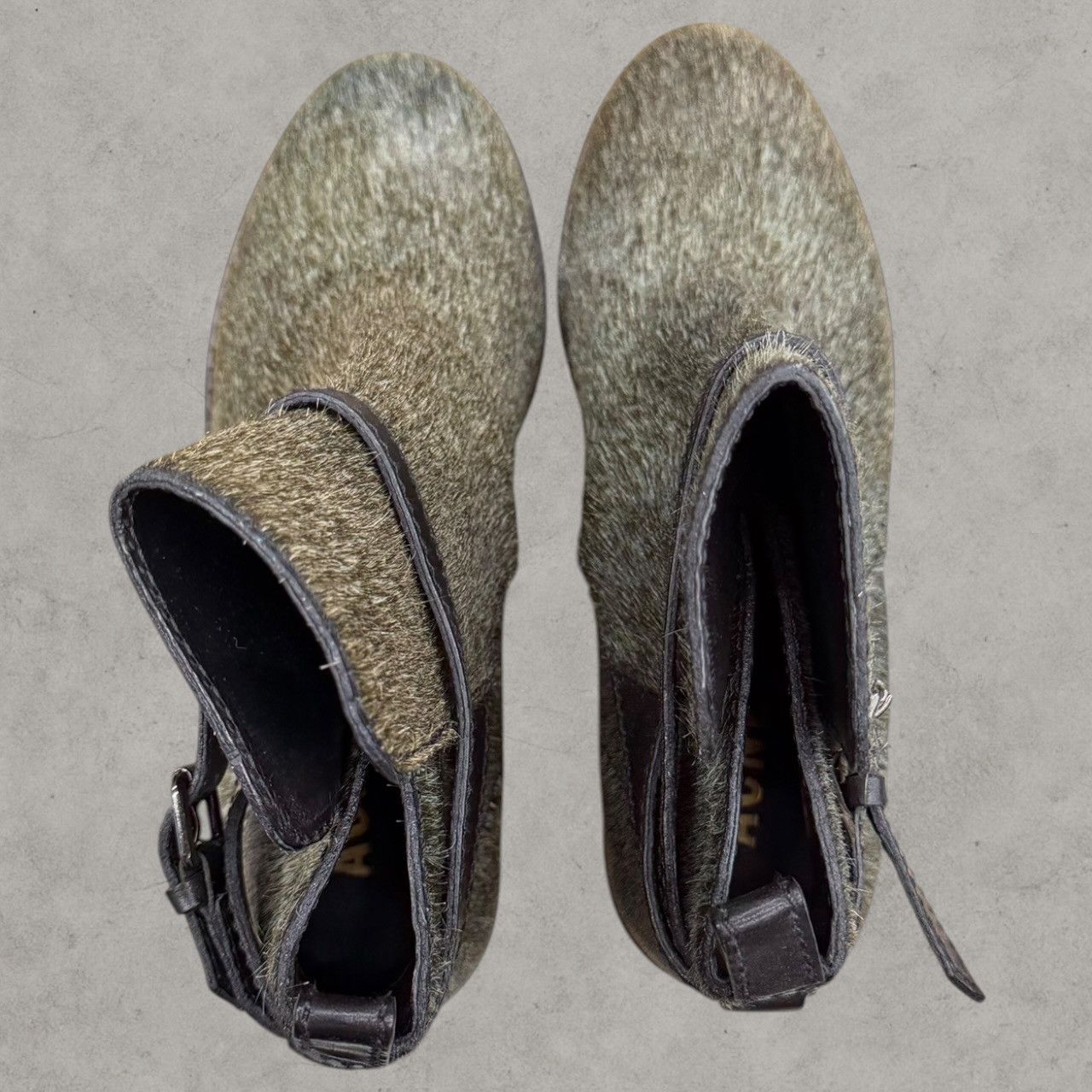 Acne Studios Acne Studios Clover Ponyhair Strap Boots Sz 40 Size US 7 / EU 40 - 5 Thumbnail