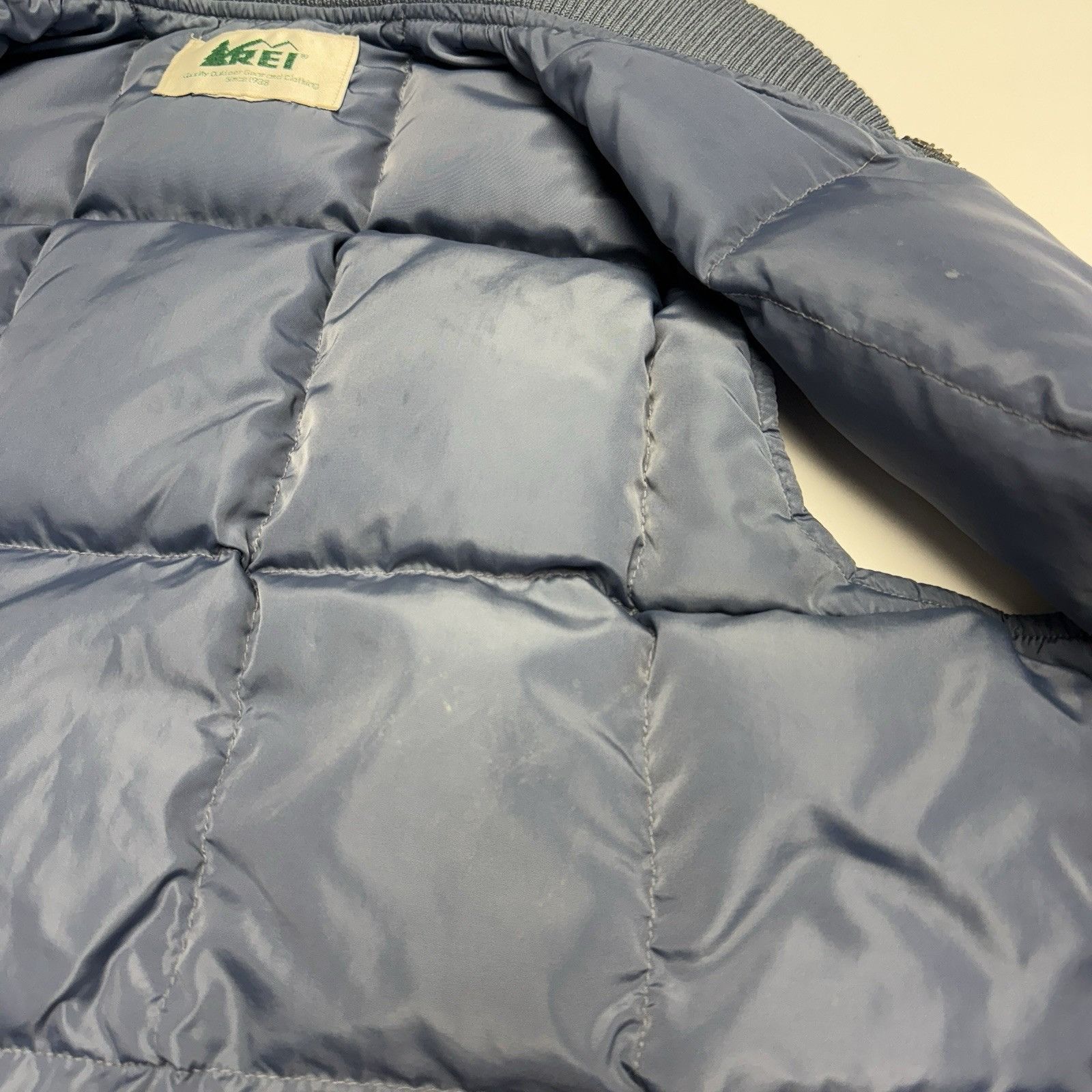 Rei REI Goose Down Vest Blue Full Zip Adult Large Insulated Outd Size US L / EU 52-54 / 3 - 13 Thumbnail