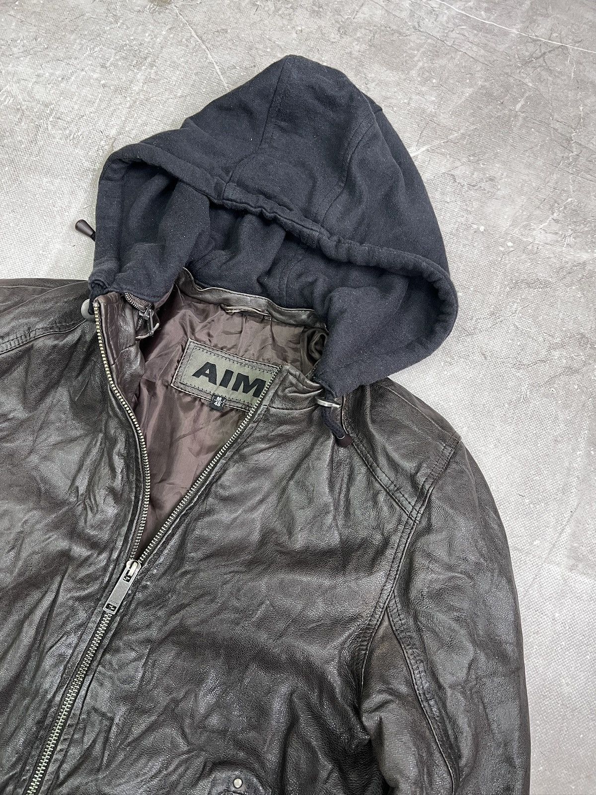 Diesel Diesel style leather hood avant garde leather jacket y2k Size US M / EU 48-50 / 2 - 5 Thumbnail