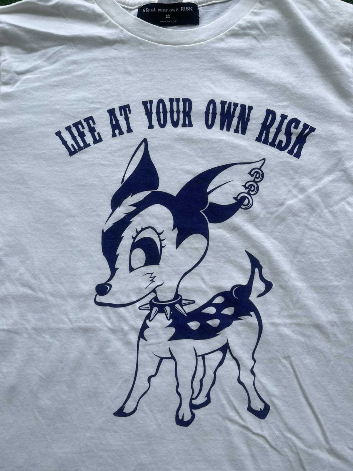 Band Tees × Disney × Vintage VINTAGE PUNK BAMBI LIFE AT YOUR OWN RISK VERY RARE Size US S / EU 44-46 / 1 - 2 Thumbnail