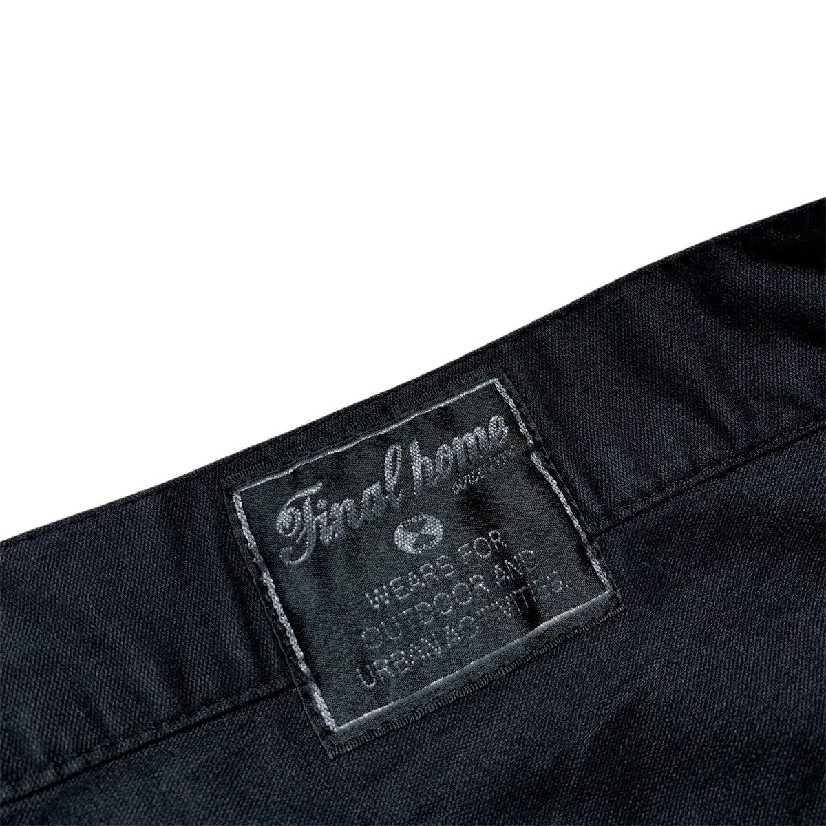 Final Home Vtg 90s Final Home Urban Activities Elastane Pants Black Size US 35 - 2 Thumbnail